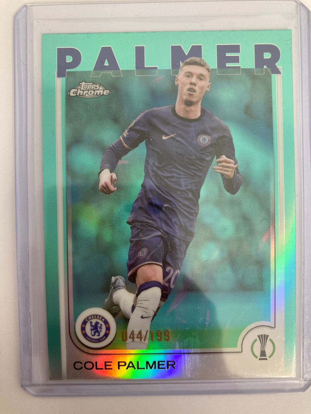 TOPPS CHROME 24/25 COLE PALMER CHELSEA PARALLEL 44/199. for sale on Ebay