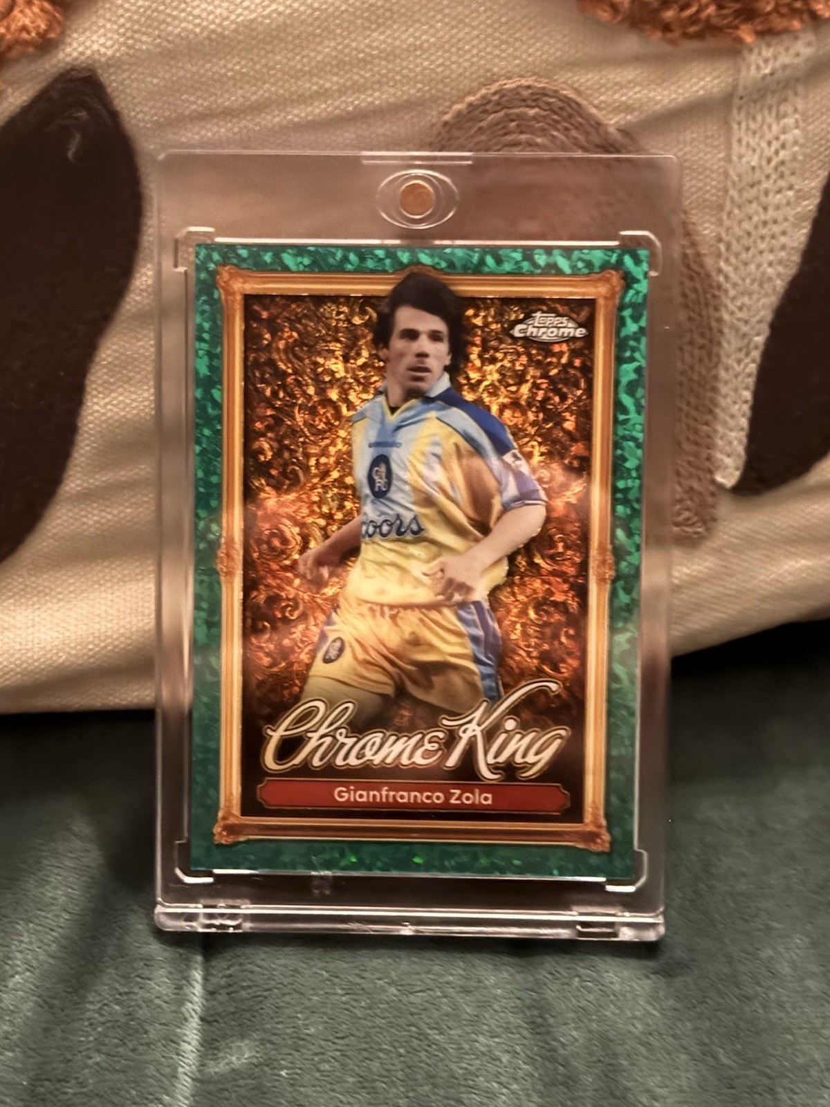 Topps 2026 Premier League Gianfranco Zola Chelsea FC Emerald Chrome King 25/26 for sale on Ebay