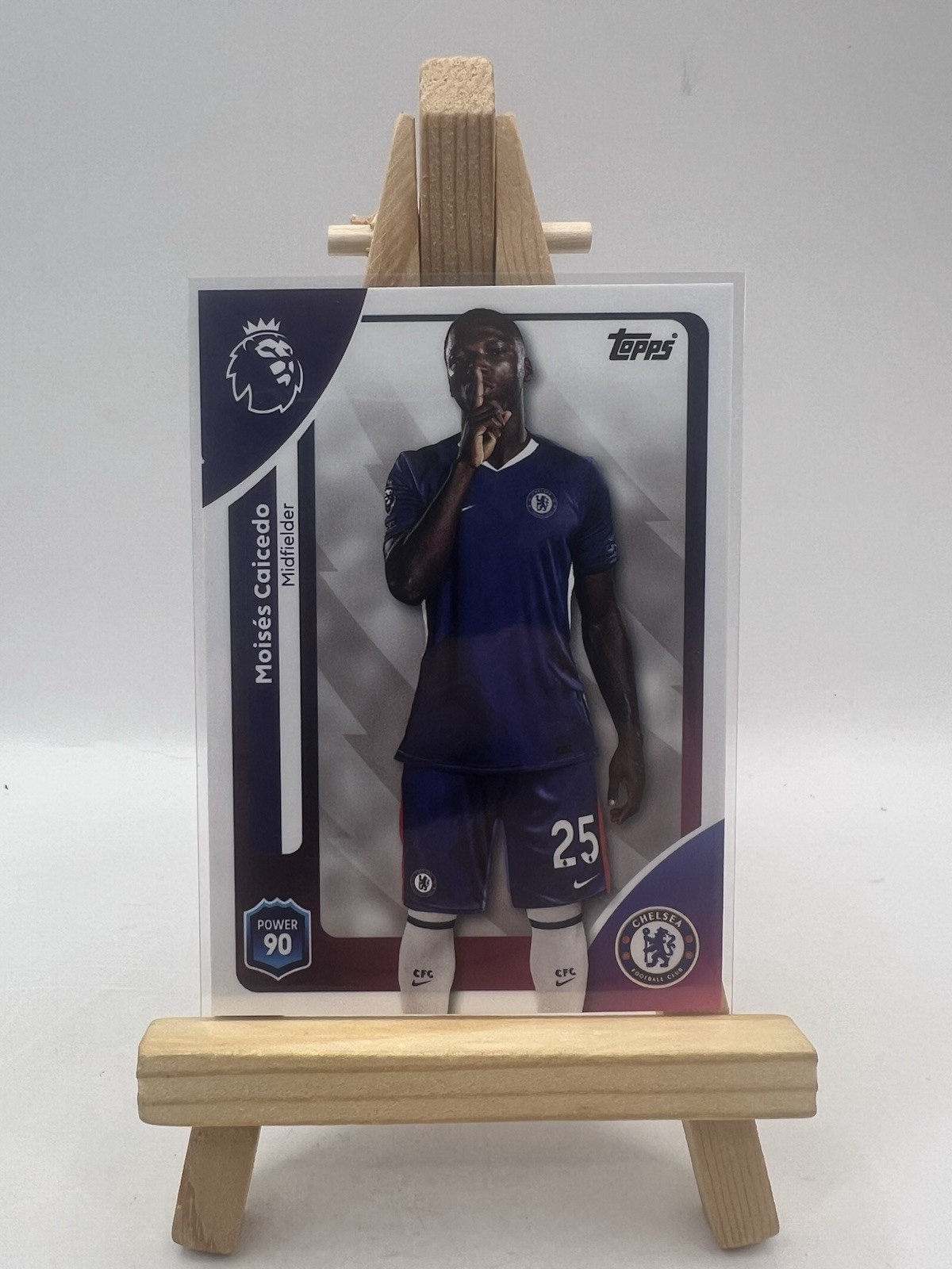 TOPPS PREMIER LEAGUE 2026 25/26 Moises Caicedo Chelsea FC Base Card for sale on Ebay