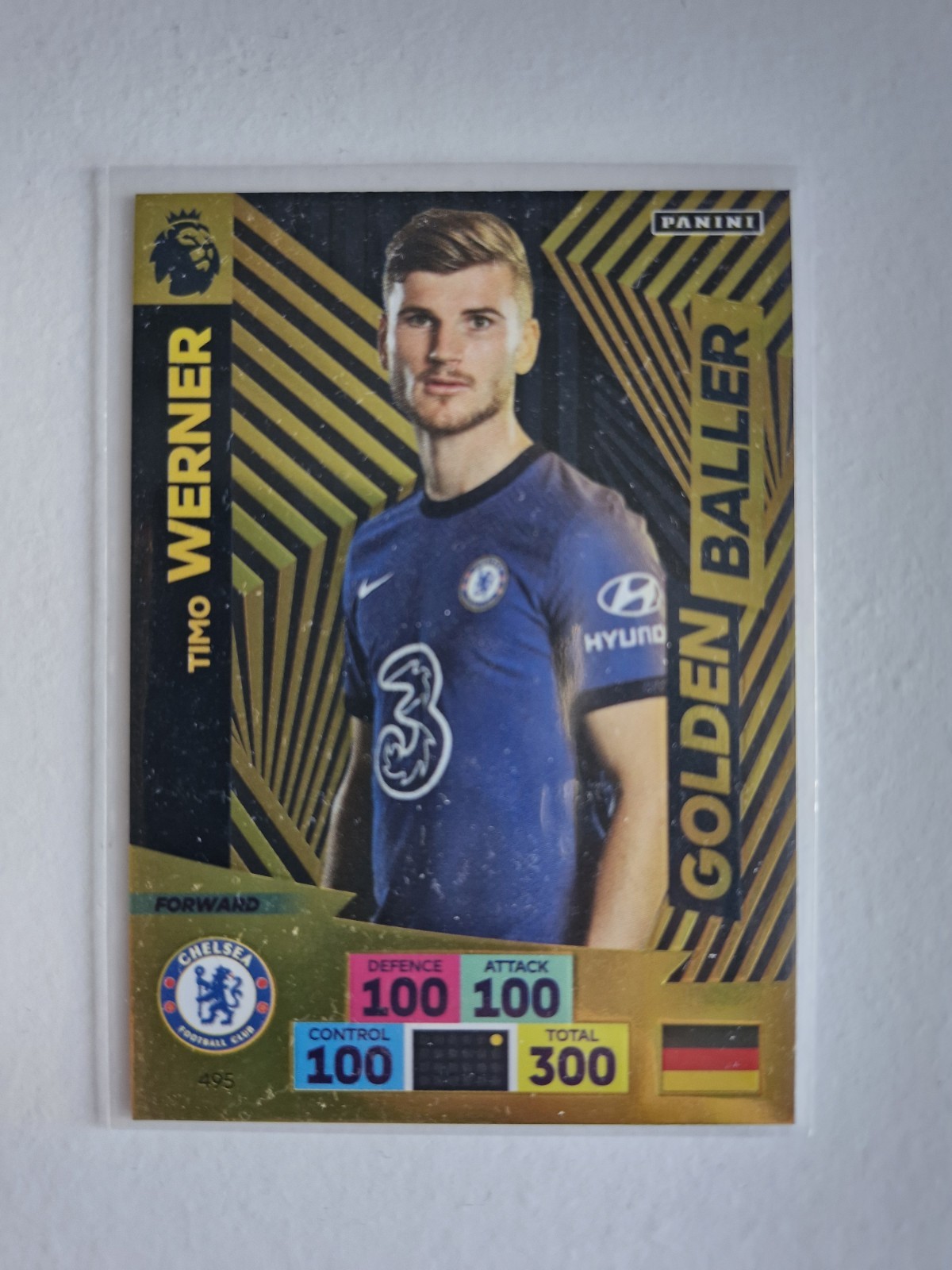 Panini Adrenalyn XL Plus 2020-2021 Timo Werner Golden Baller Chelsea MINT! NEW! for sale on Ebay