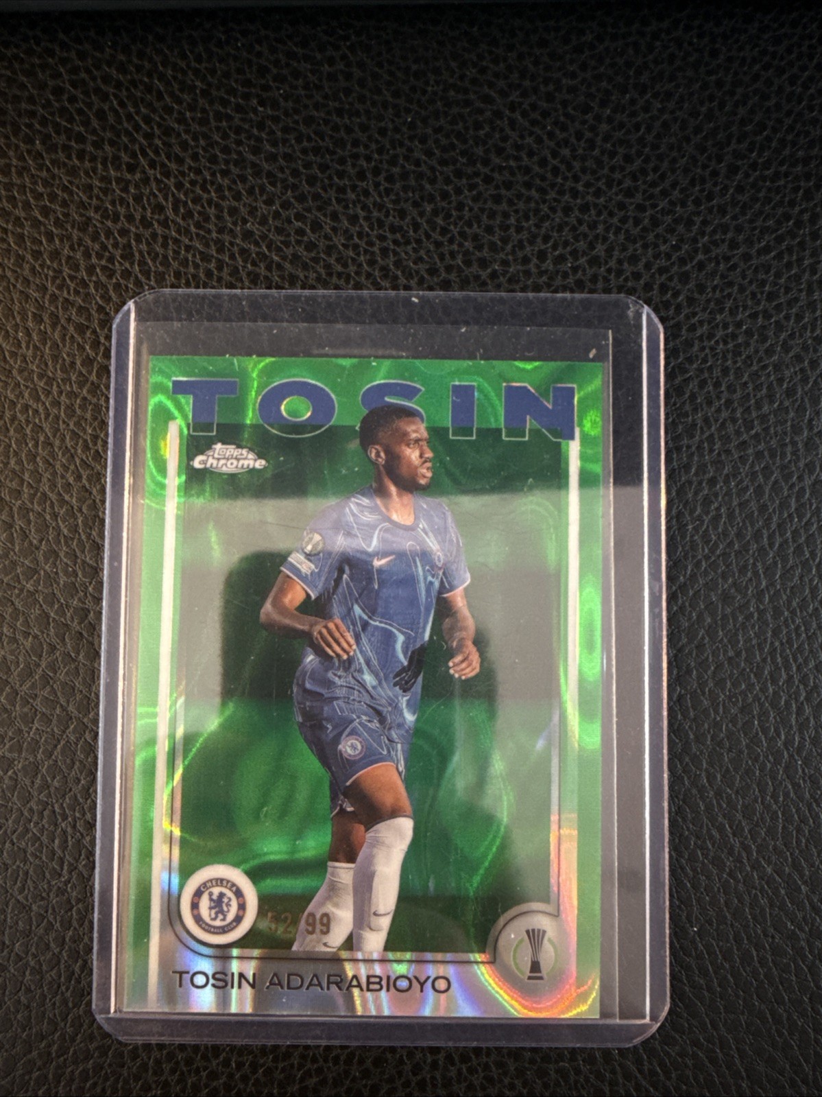Tosin Adarabioyo Topps UCC Chrome 24/25 52/99 Chelsea FC TCG Panini for sale on Ebay