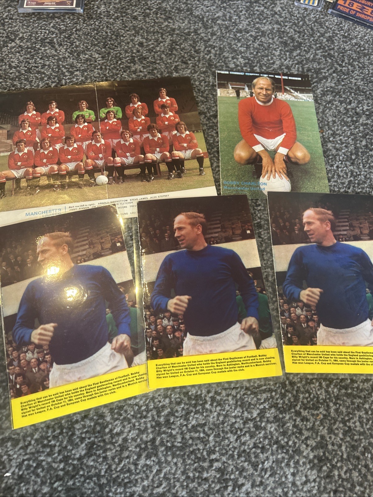 Collection Of Manchester United Memorabilia Pictures for sale on Ebay