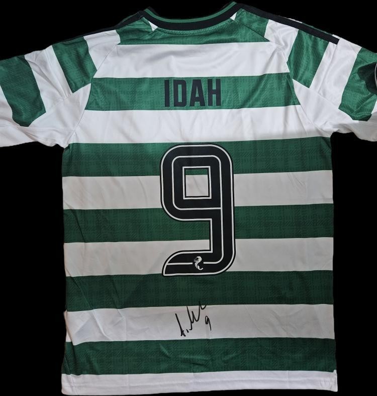 Hand Signed Adam Idah 25/26 Celtic Home Football Shirt PROOF & COA  for sale on Ebay