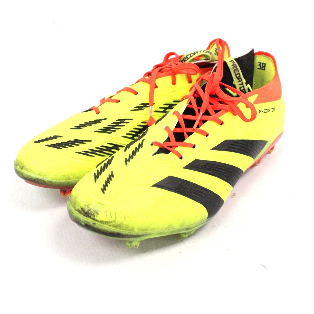 Yellow adidas Predator 24 Elite Low Firm Ground Football Boots Size UK 9.5 B89 for sale on Ebay