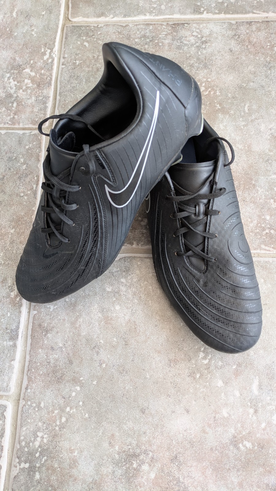 Nike Phantom GX Black Football Boots Size UK 9 for sale on Ebay