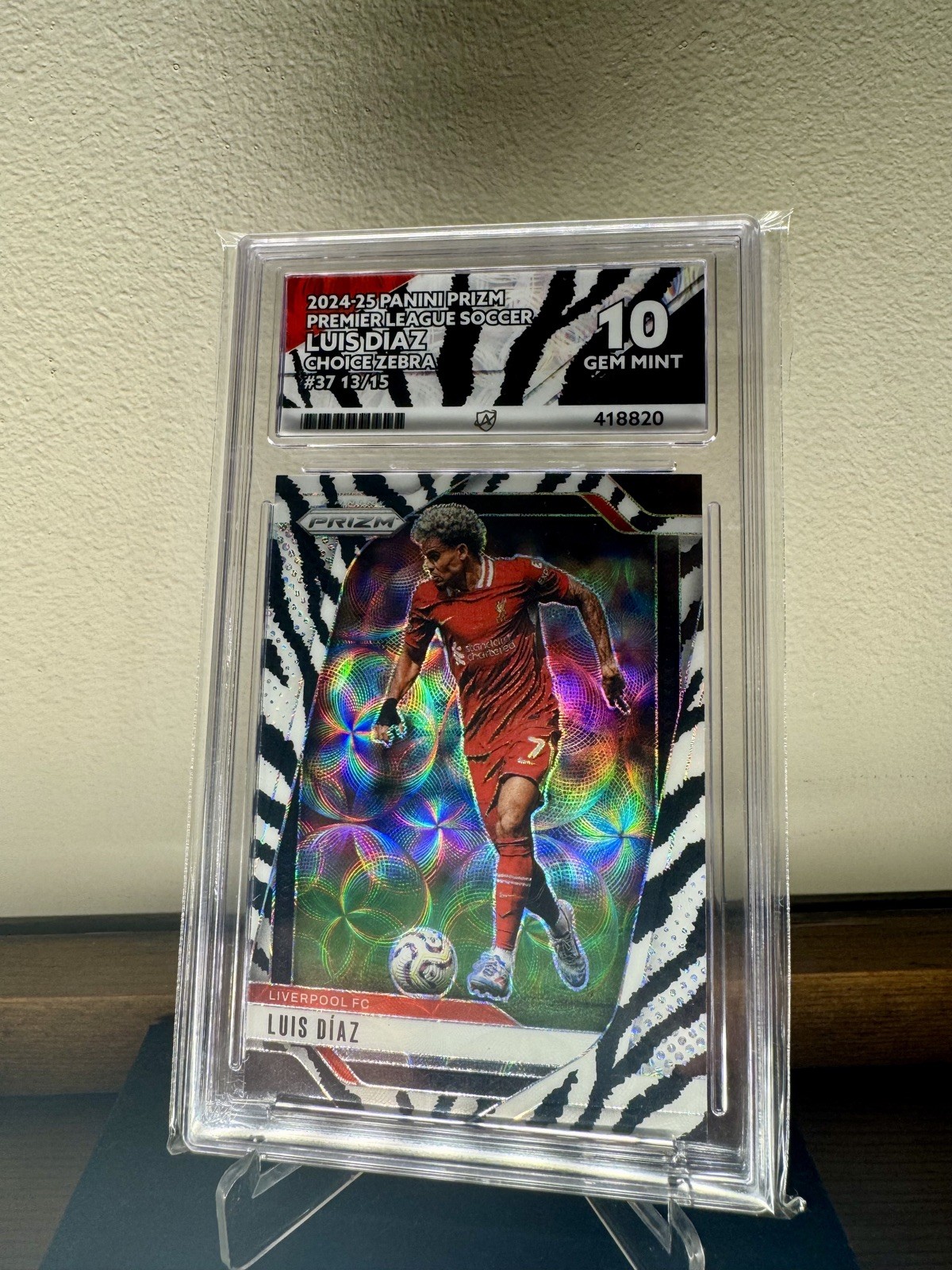 Luis Diaz Panini Prizm Choice Zebra /15 Ace10 Liverpool for sale on Ebay