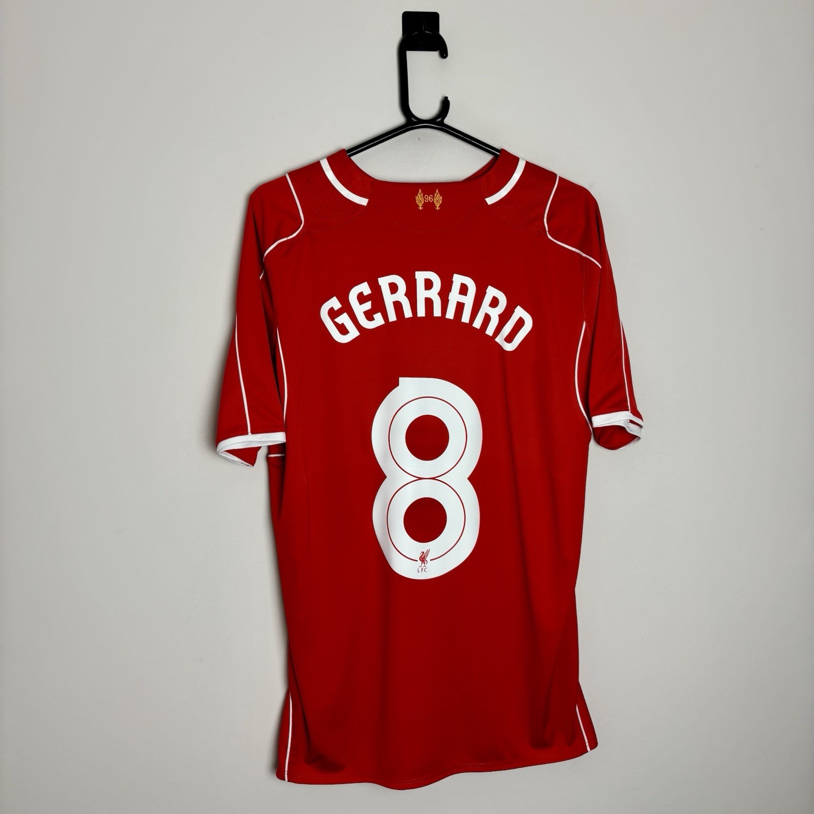 Liverpool Football Shirt Jersey 2014/15 Home GERRARD #8 (L) 0104 for sale on Ebay