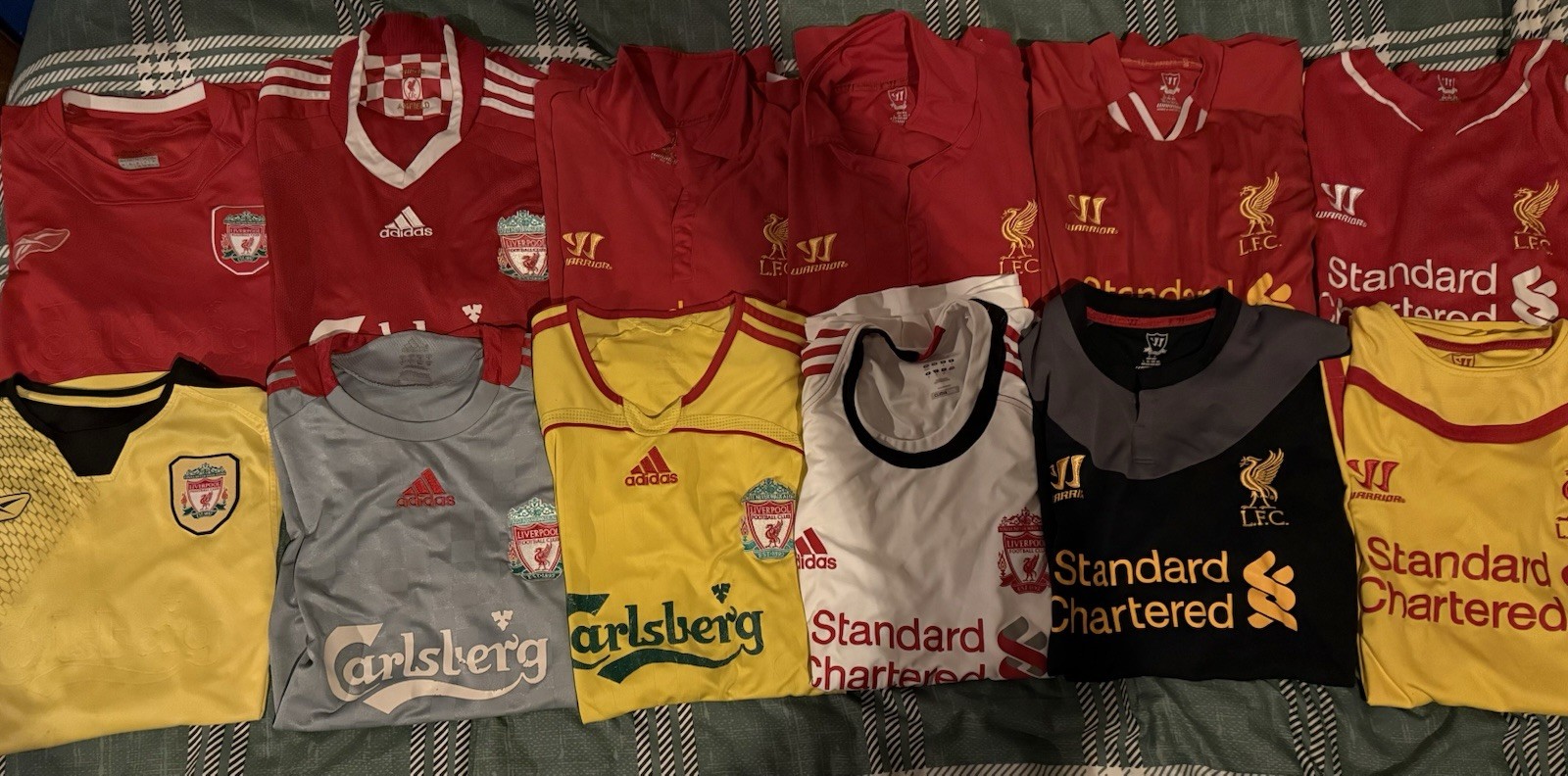 Authentic Men’s Liverpool Shirt Bundle X12 Mostly Size Large Joblot for sale on Ebay