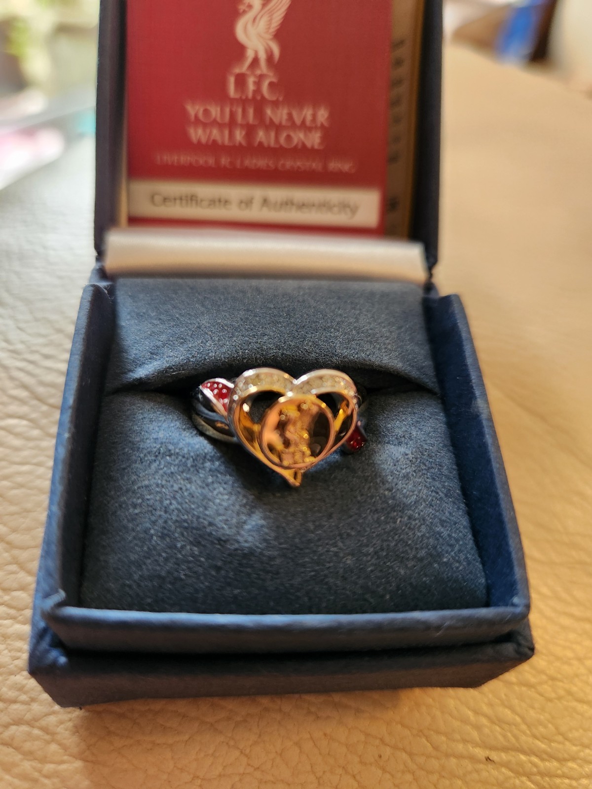 Liverpool Football Club womens ring, size 6 for sale on Ebay