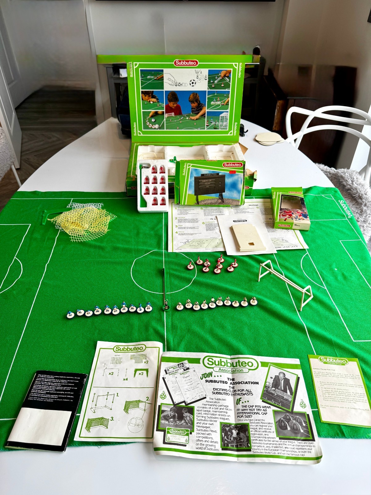 Subbuteo Club Edition 60140 Football Game in Box Plus Extra Liverpool Team. for sale on Ebay