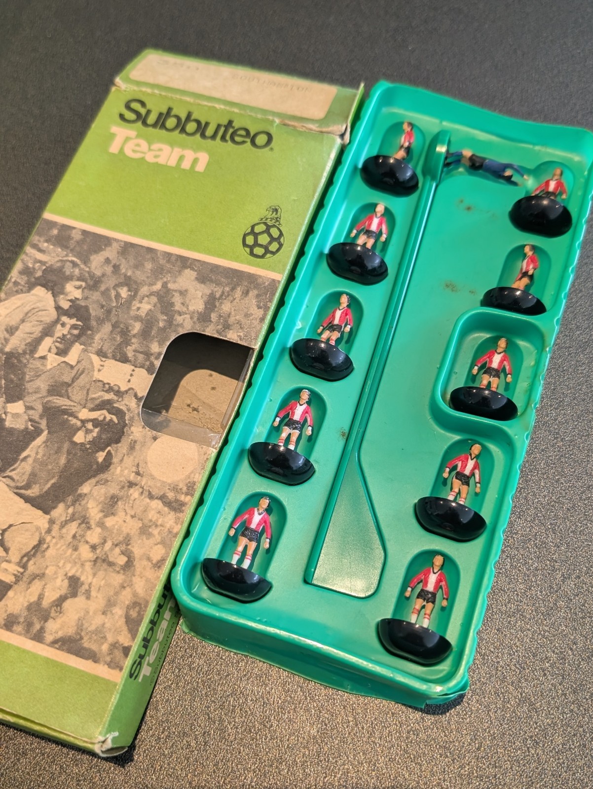 Subbuteo Football - Southampton FC  1980- 1984  (With Box) for sale on Ebay