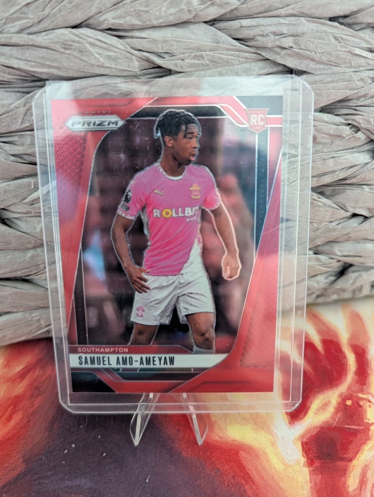 2024-25 Panini Prizm Samuel Amo-Ameyaw Rookie Red Prizm 2/25 Southampton for sale on Ebay