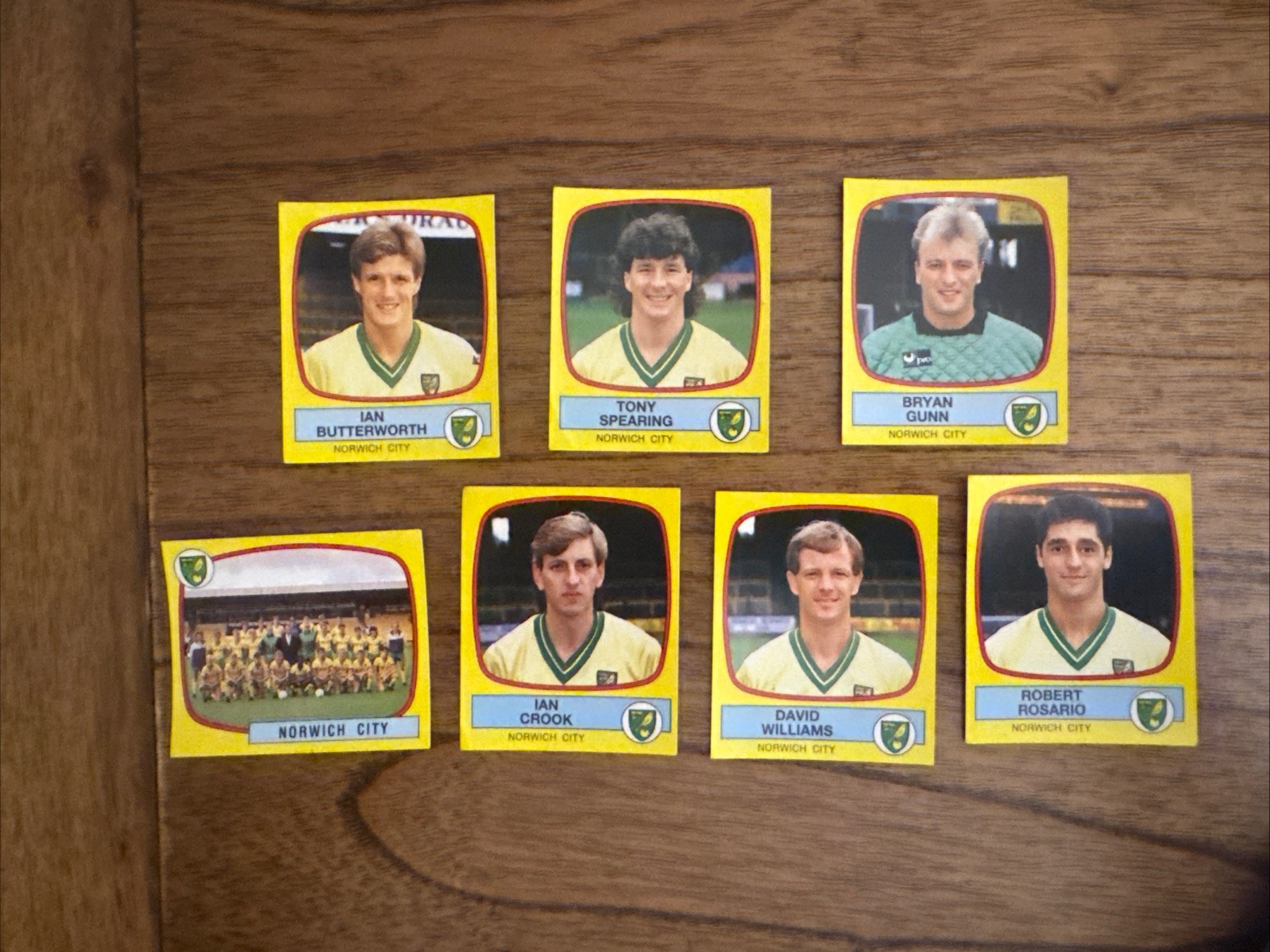 7 Norwich City Panini Football 88 stickers for sale on Ebay