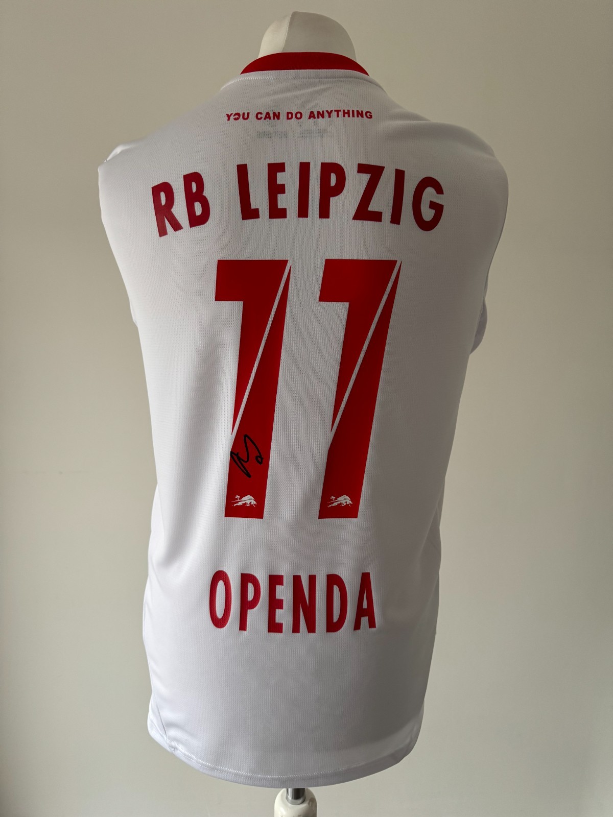 Signed LOIS OPENDA Shirt - Red Bull Leipzig -COA- Belgium for sale on Ebay