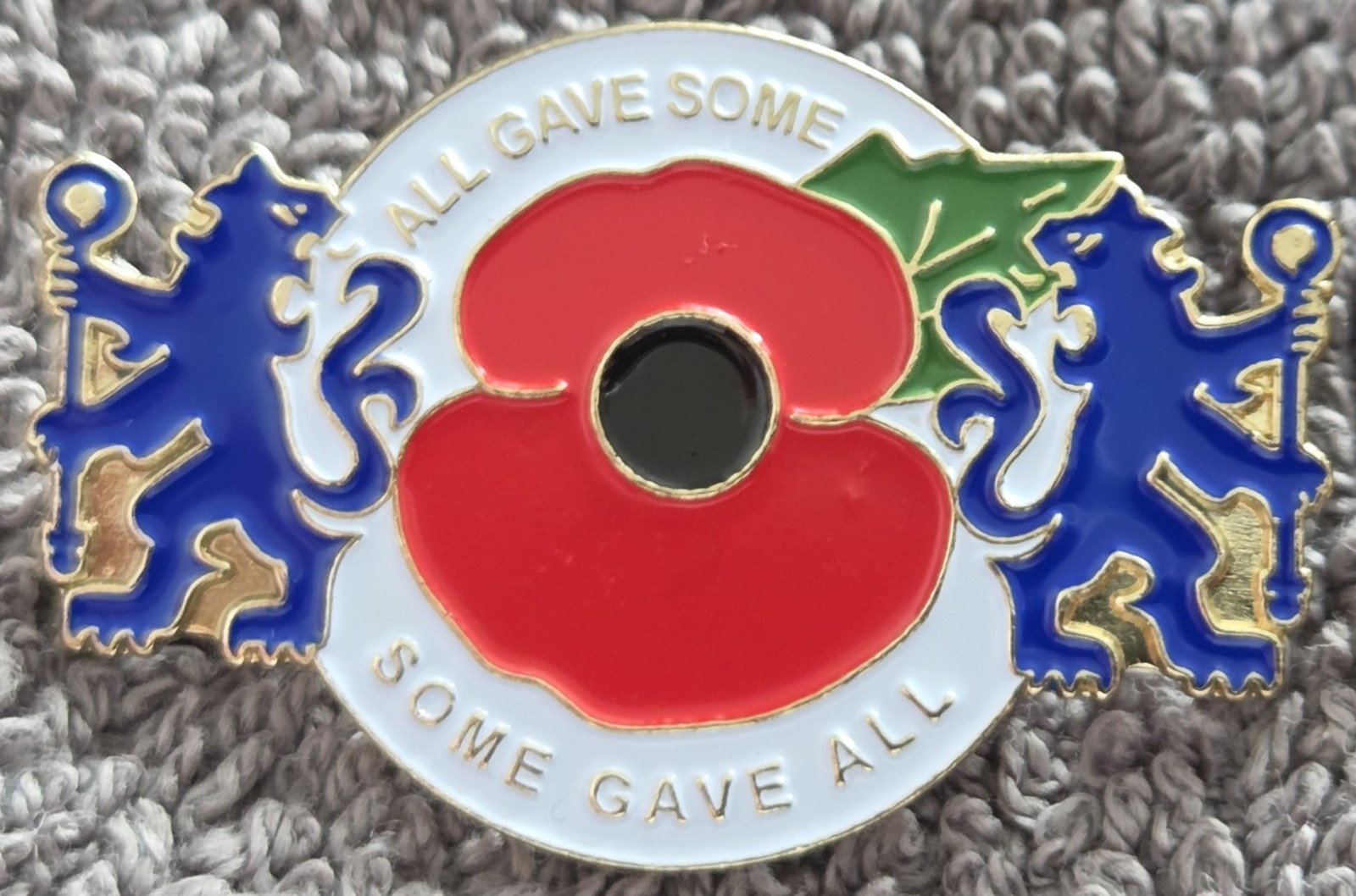Chelsea FC Badge - ALL GAVE SOME - SOME GAVE ALL - CHELSEA REMEMBRANCE BADGE  for sale on Ebay