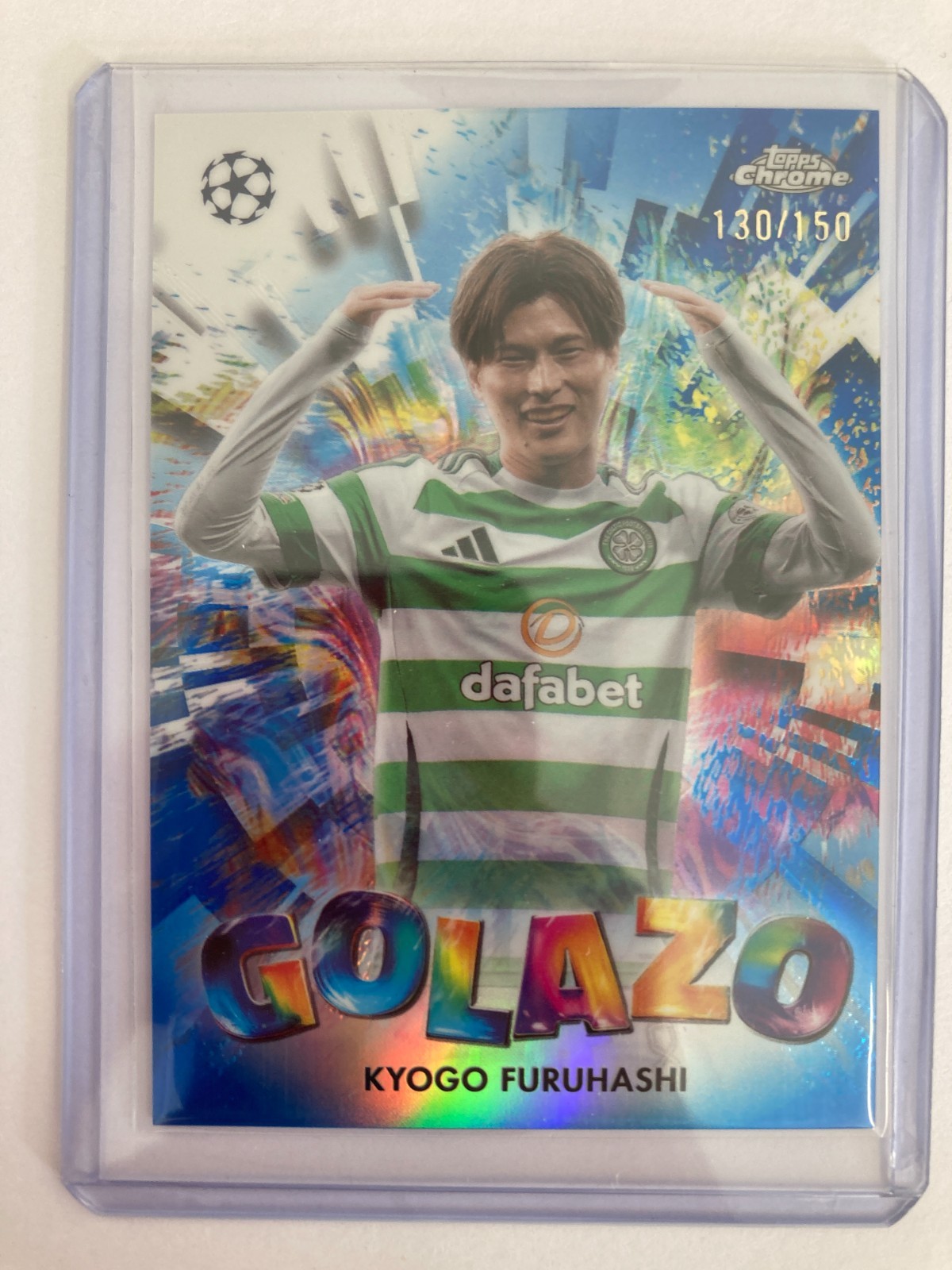 TOPPS CHROME 2025 KYOGO FURUHASHI CELTIC GOLAZO 130/150. for sale on Ebay
