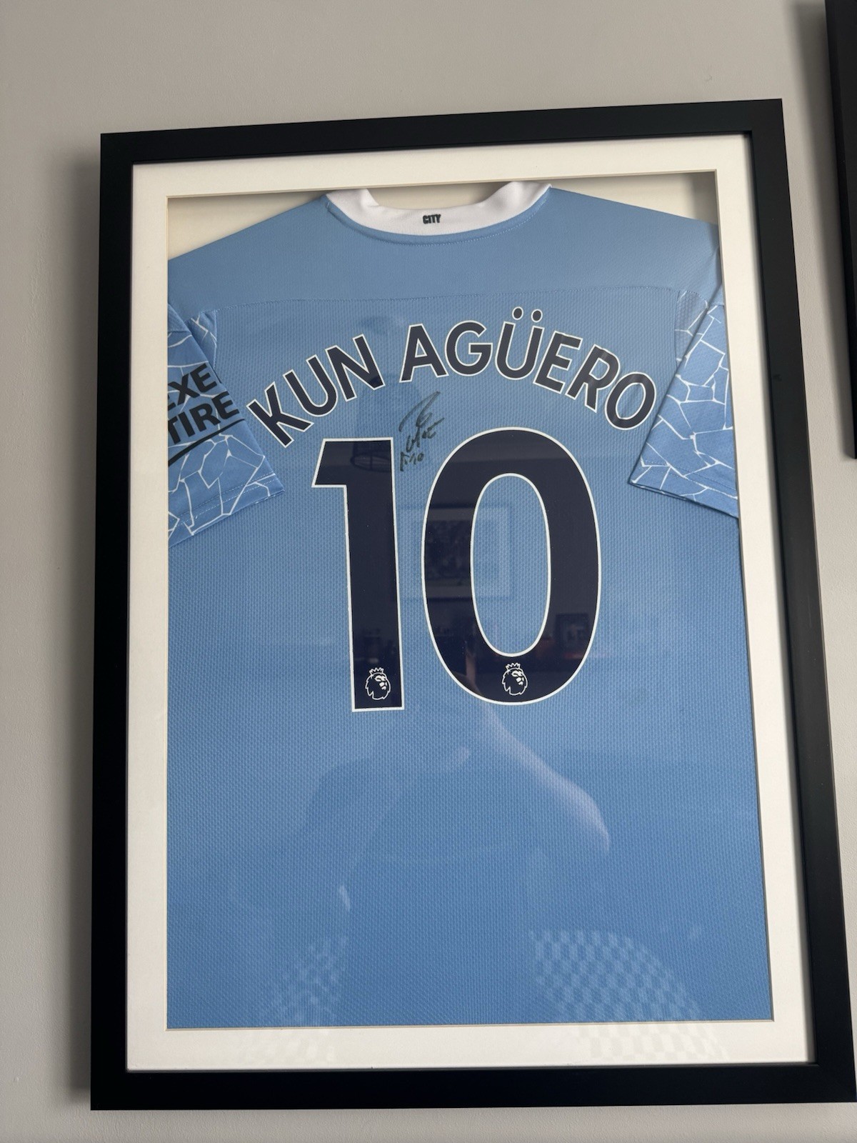 Signed Sergio Aguero Manchester City for sale on Ebay