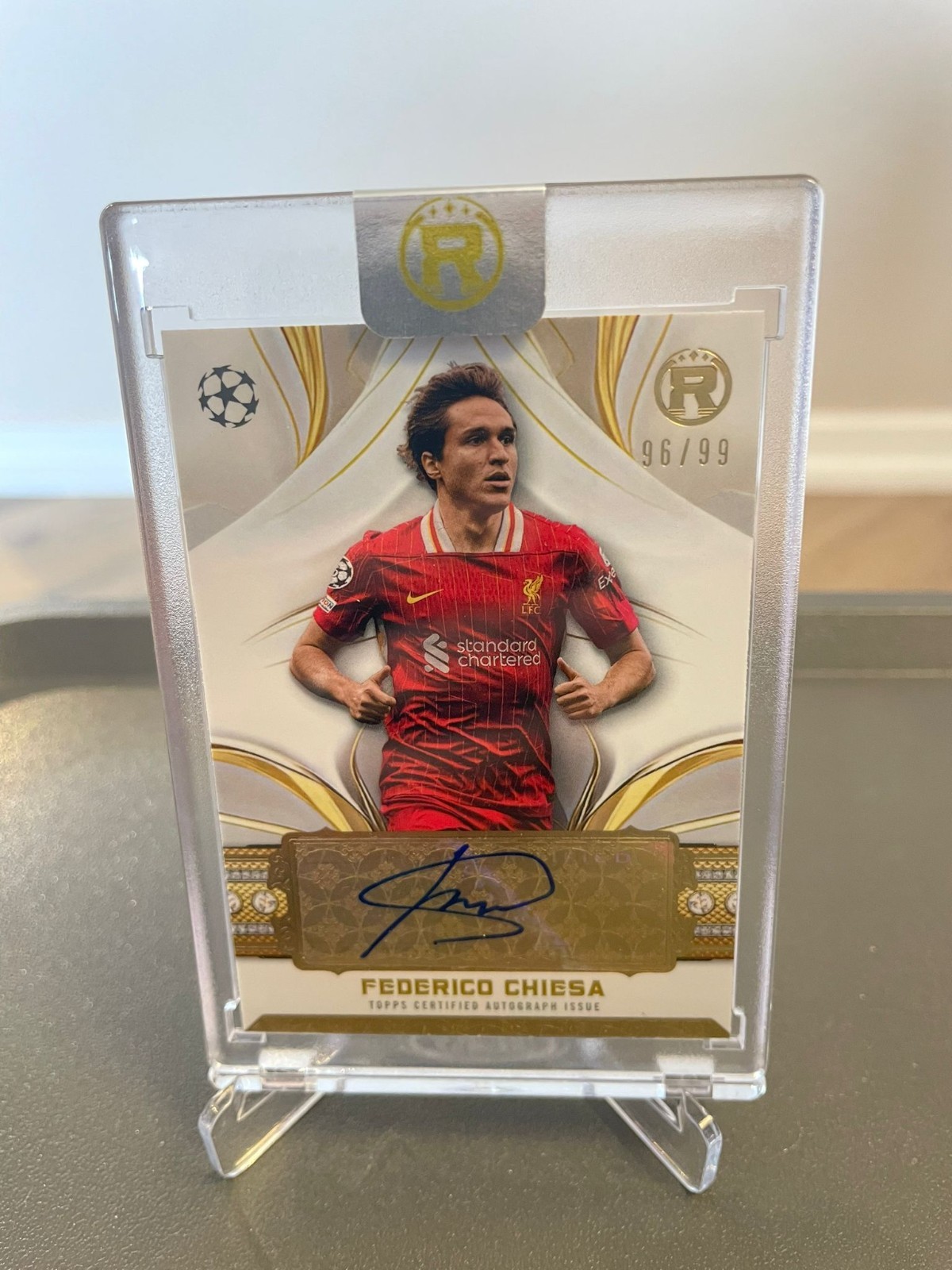 2025 Topps Reverence Federico Chiesa !! Liverpool FC Auto/99 for sale on Ebay