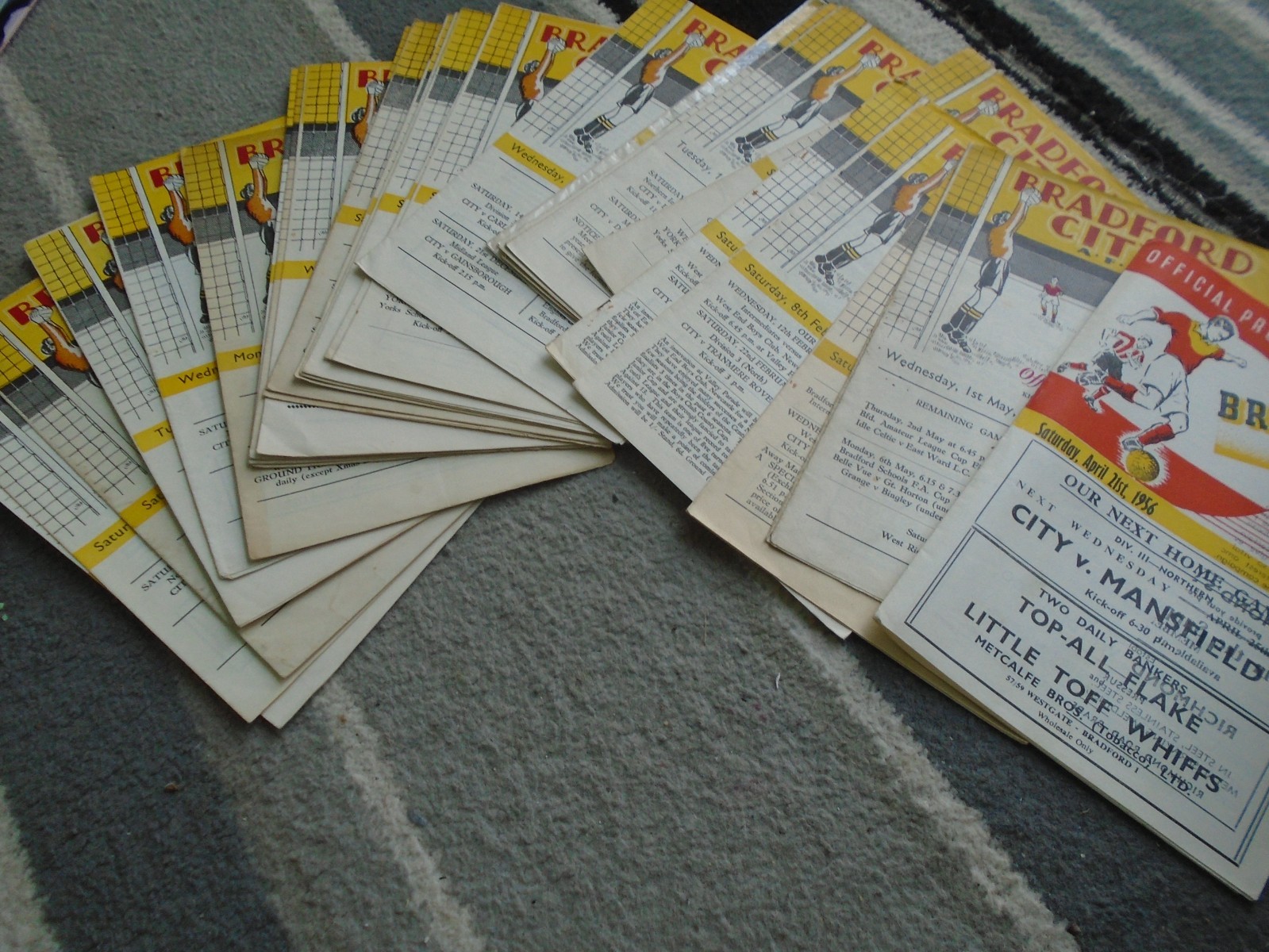 BRADFORD CITY HOMES 1955-6 TO 1959-60 X 29 ISSUES ALL LISTED for sale on Ebay