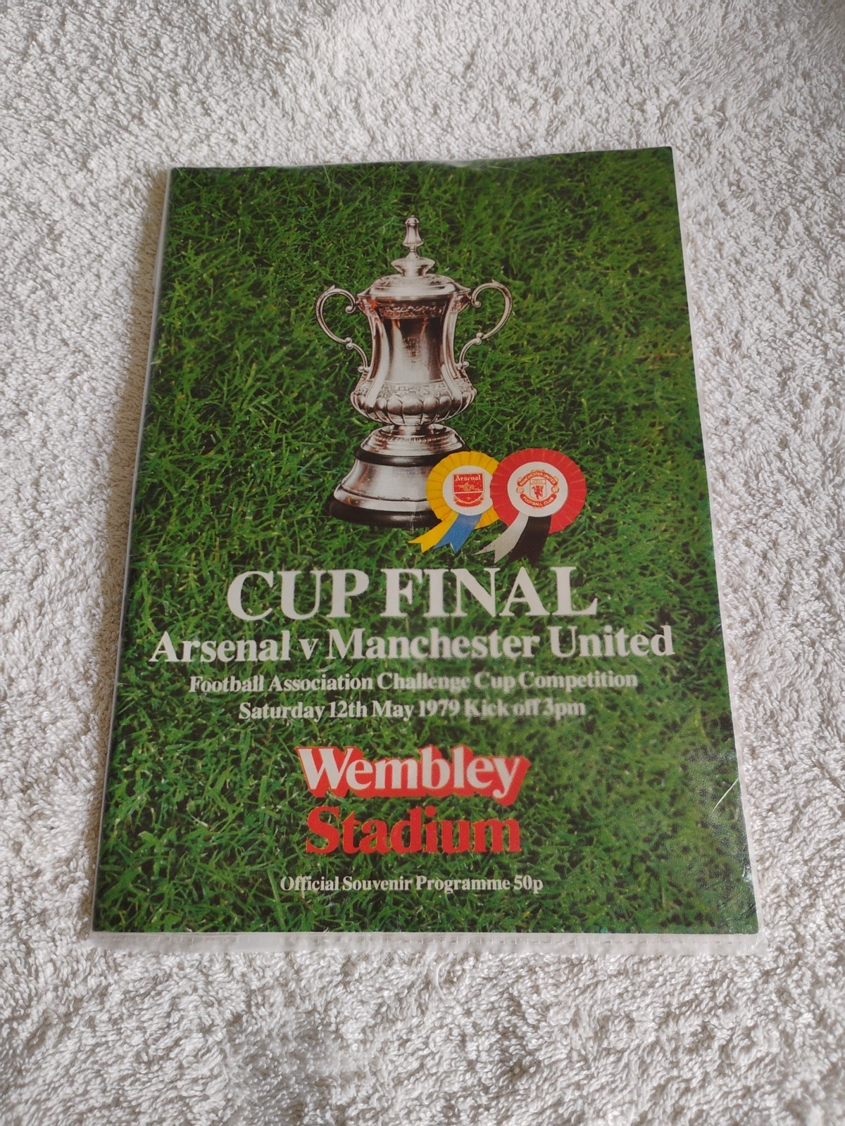 FA Cup Final 1979 Arsenal V Manchester United Programme for sale on Ebay