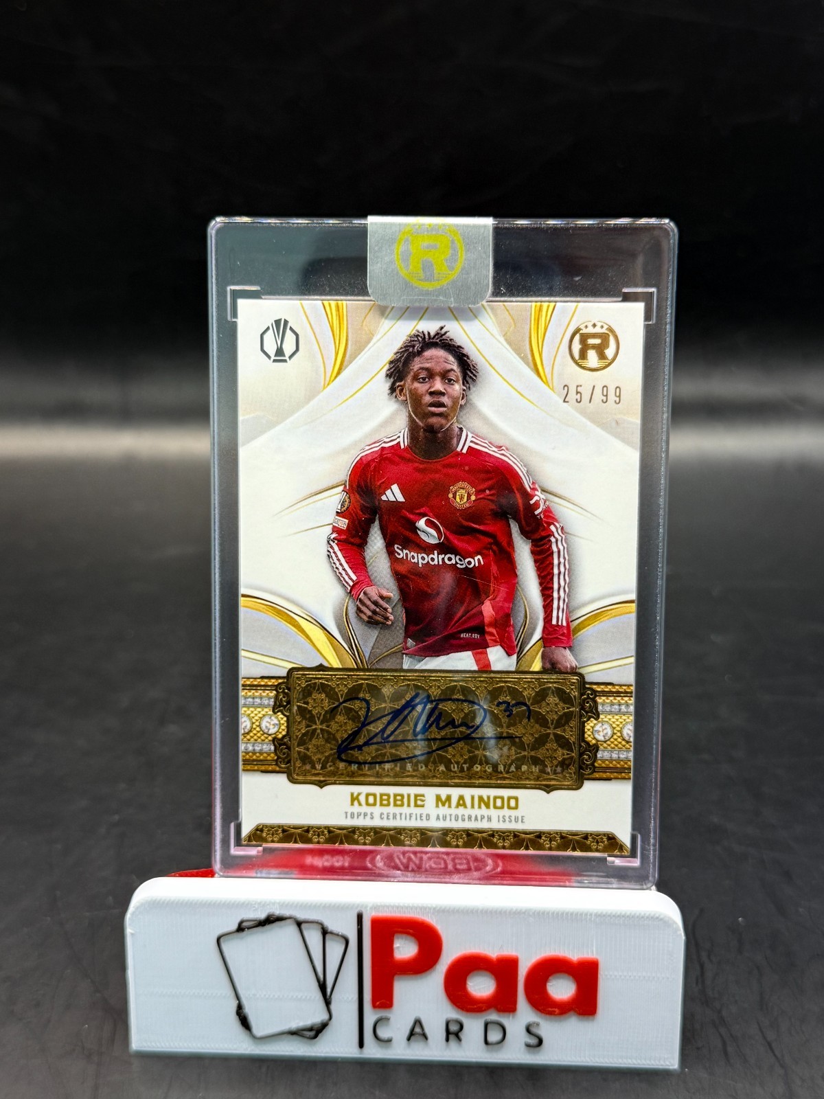 Topps - Reverence - Auto - Manchester United - Kobbie Mainoo /99 - for sale on Ebay