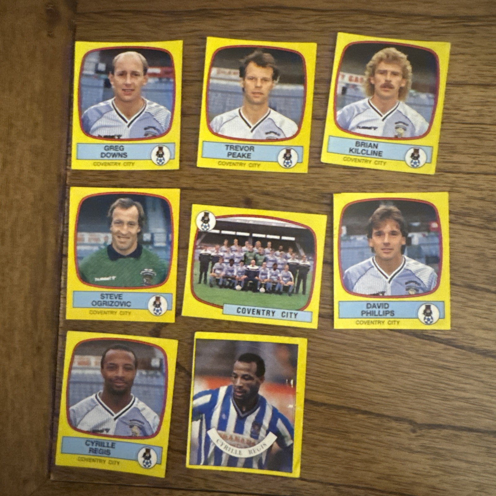 8 Coventry City Panini Football 88 stickers for sale on Ebay