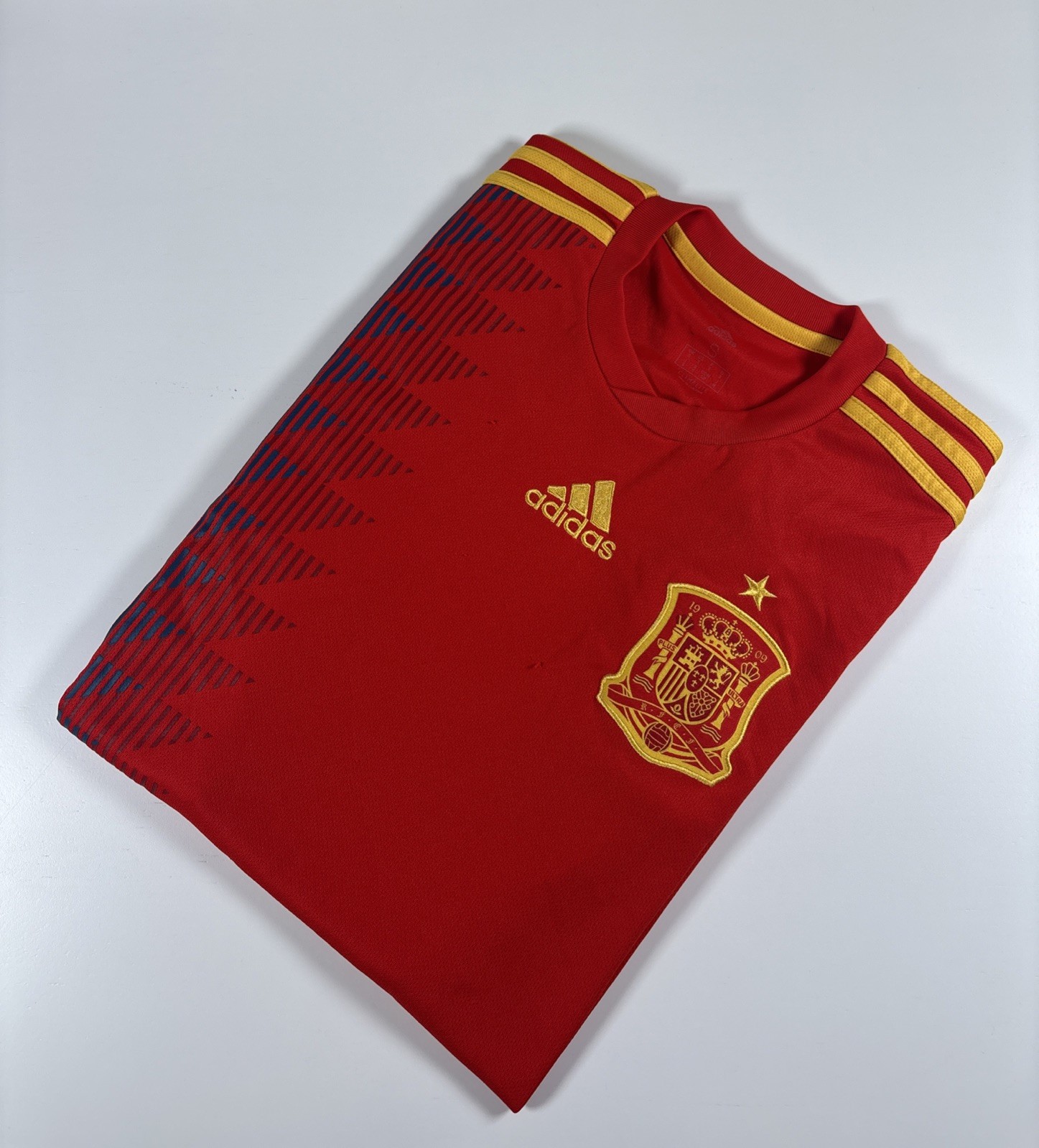 Authentic Adidas Spain 2018/19 Home Shirt. Size Small. for sale on Ebay
