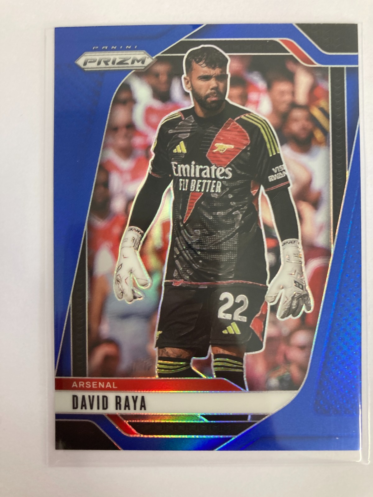 PANINI PRIZM PREMIER LEAGUE 24/25 DAVID RAYA ARSENAL PARALLEL 161/299. for sale on Ebay