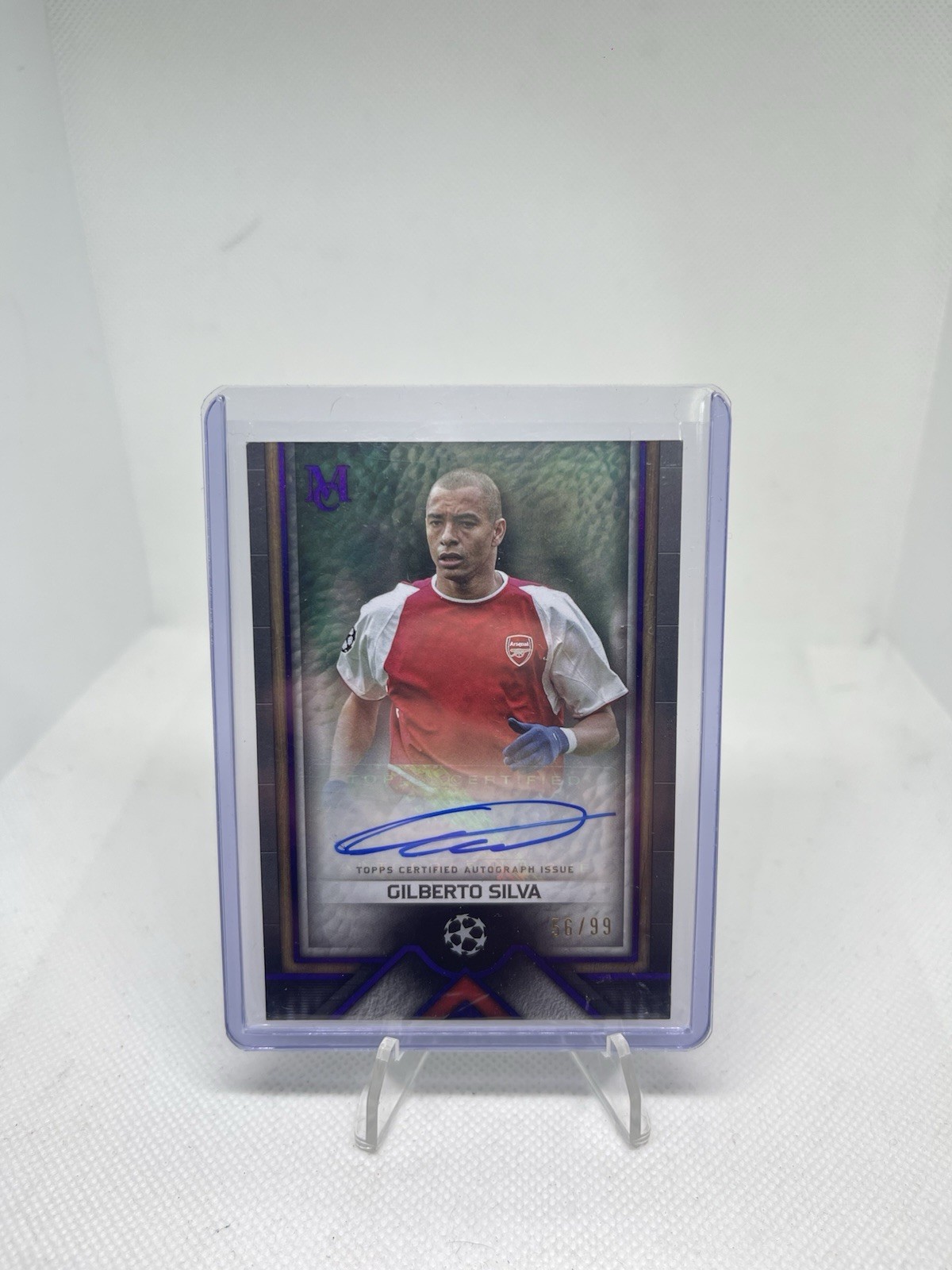 Gilberto Silva Auto /99 - Arsenal - Topps Museum 23/24 for sale on Ebay