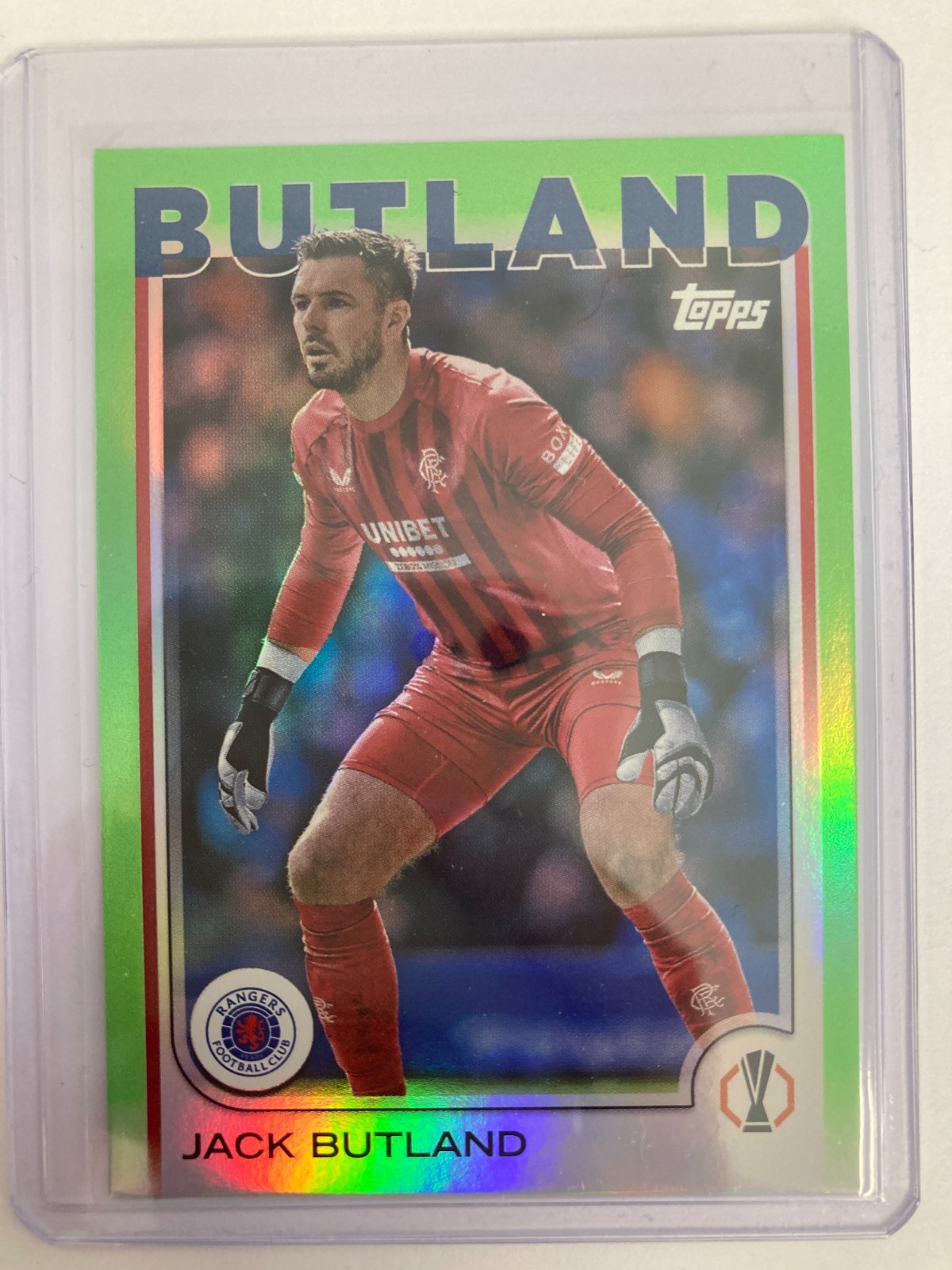 TOPPS CHROME 24/25 JACK BUTLAND RANGERS PARALLEL 40/199. for sale on Ebay