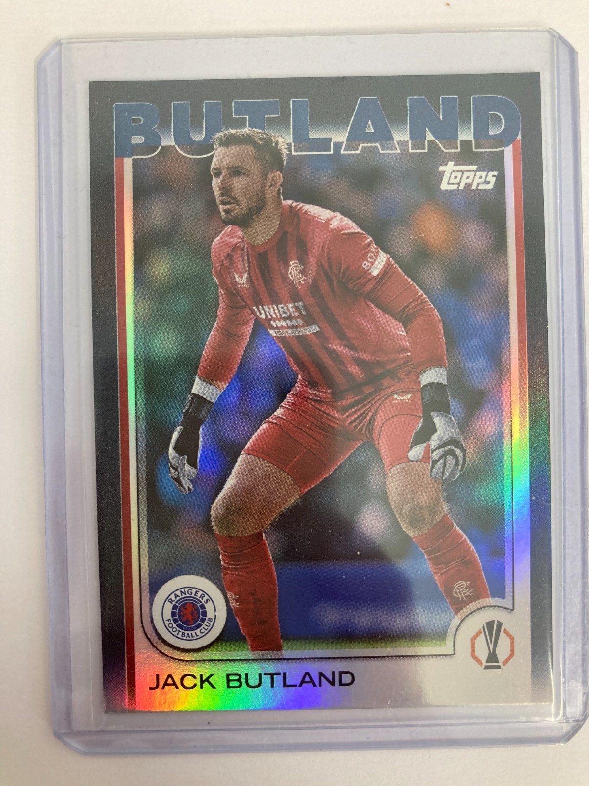 TOPPS CHROME 24/25 JACK BUTLAND RANGERS PARALLEL 150/275. for sale on Ebay