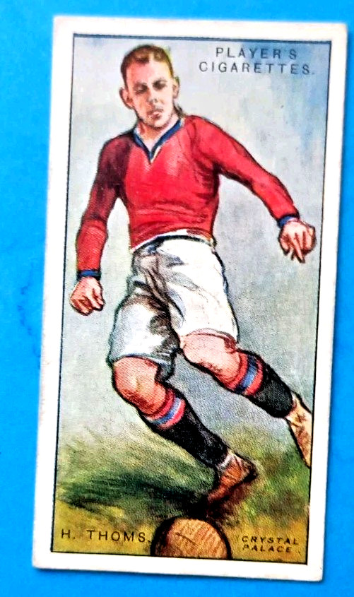 HARRY THOMS CRYSTAL PALACE DERBY GLENTORAN PLAYER FOOTBALLERS 1928-29 CARD  No73 for sale on Ebay