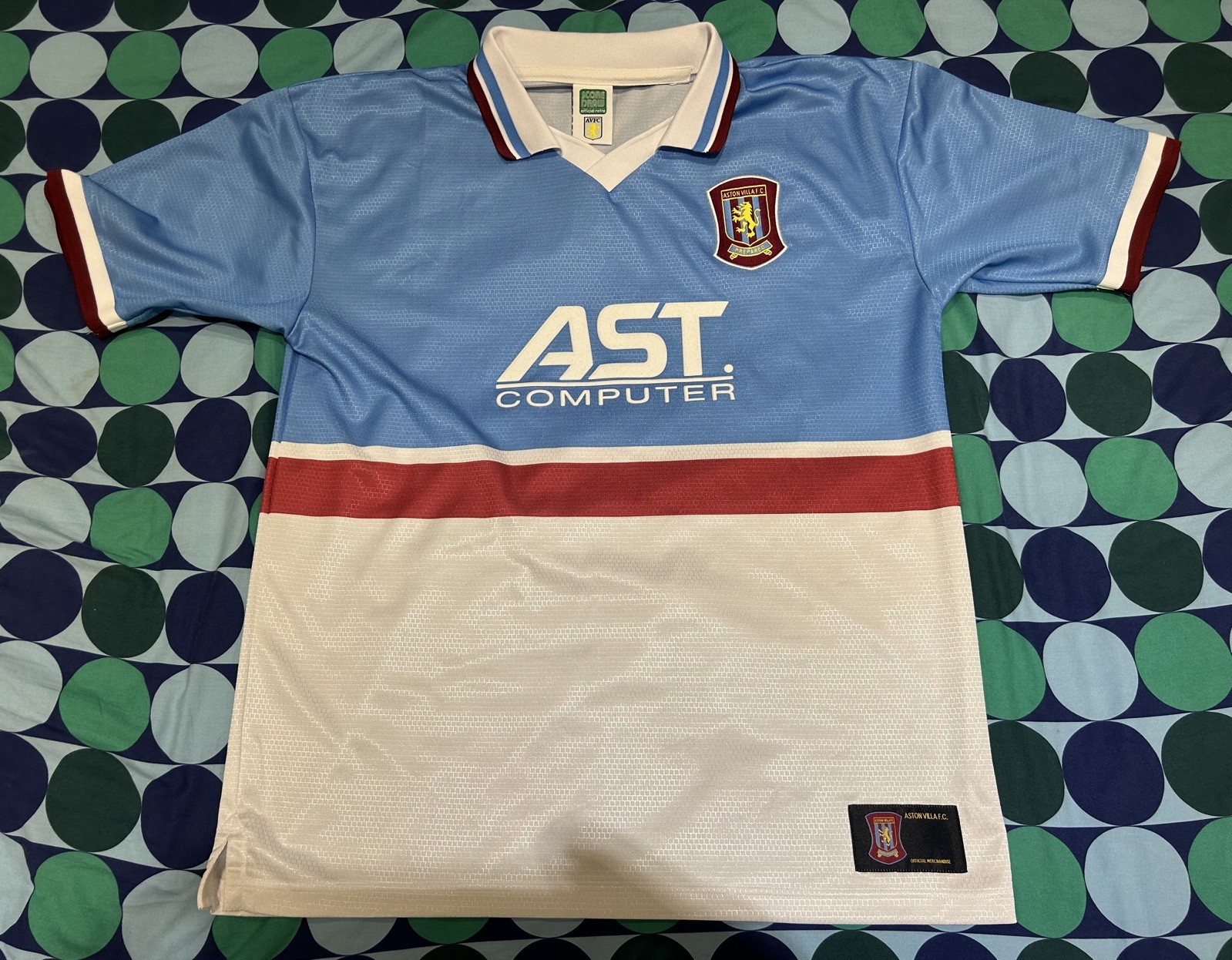 Score Draw ASTON VILLA Retro 1997/98 Football AWAY Shirt *SIZE: XL* for sale on Ebay