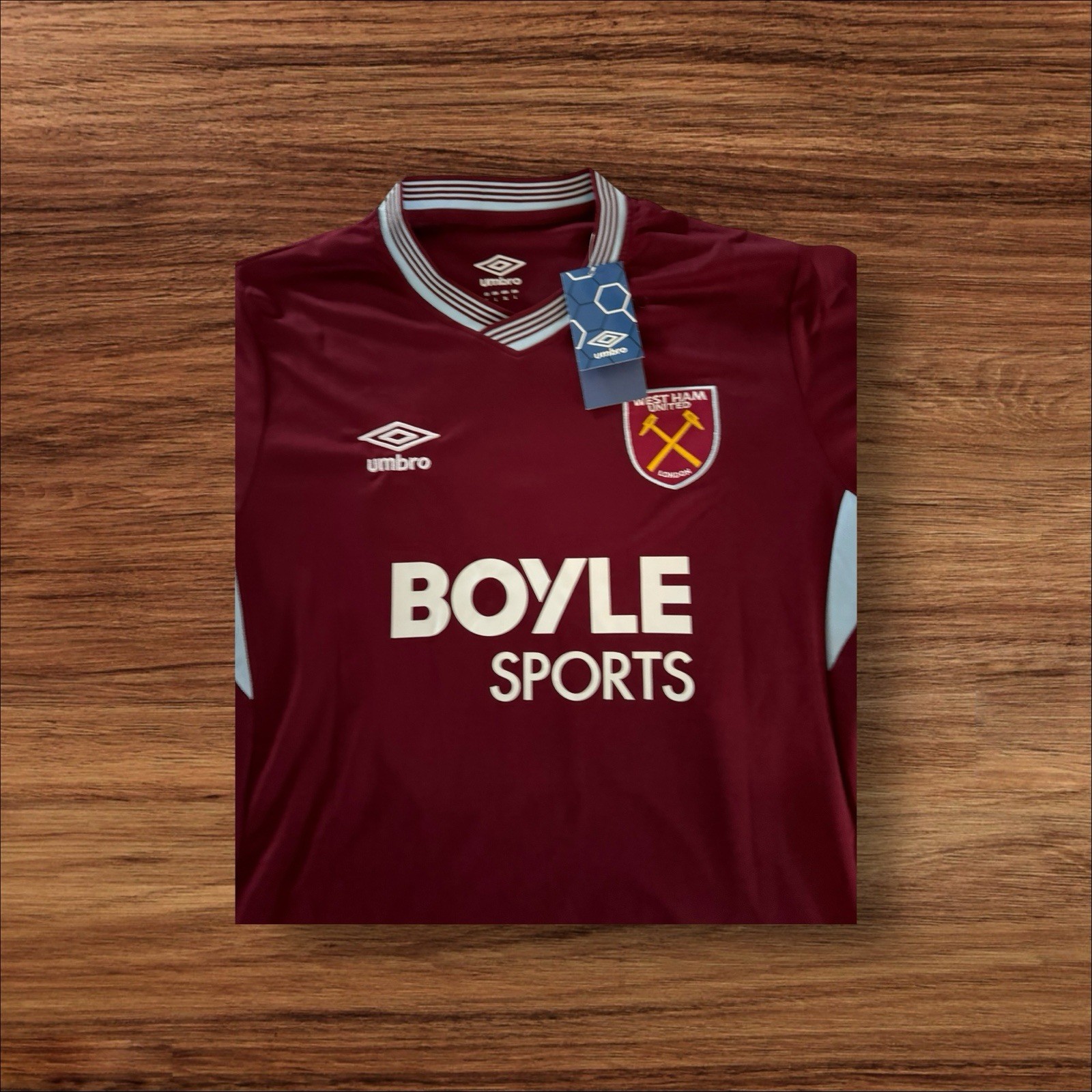 West Ham Home Shirt 25/26 men’s Size L for sale on Ebay