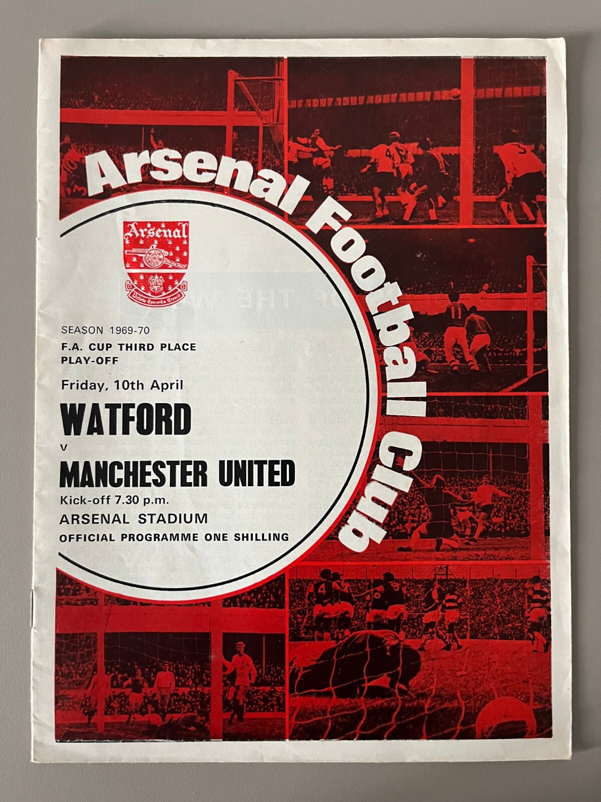 1970 FA Cup Third Place Playoff - Watford vs Manchester United for sale on Ebay