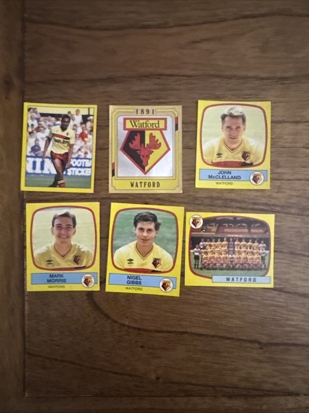 6 Watford Panini Football 88 stickers for sale on Ebay