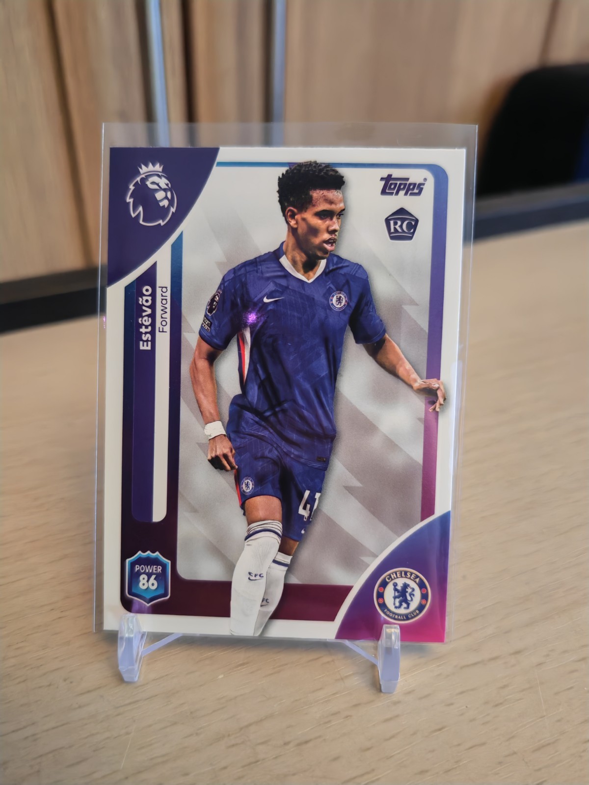 Topps Premier League 2026 Chelsea Estevao Rookie for sale on Ebay