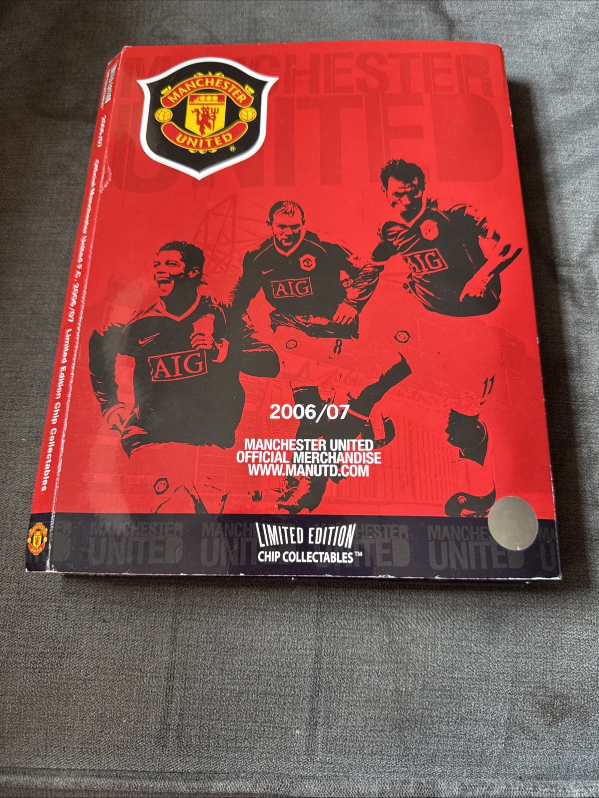 Manchester United 06/07 Limited Edition Chip Collectibles Official Merchandise for sale on Ebay