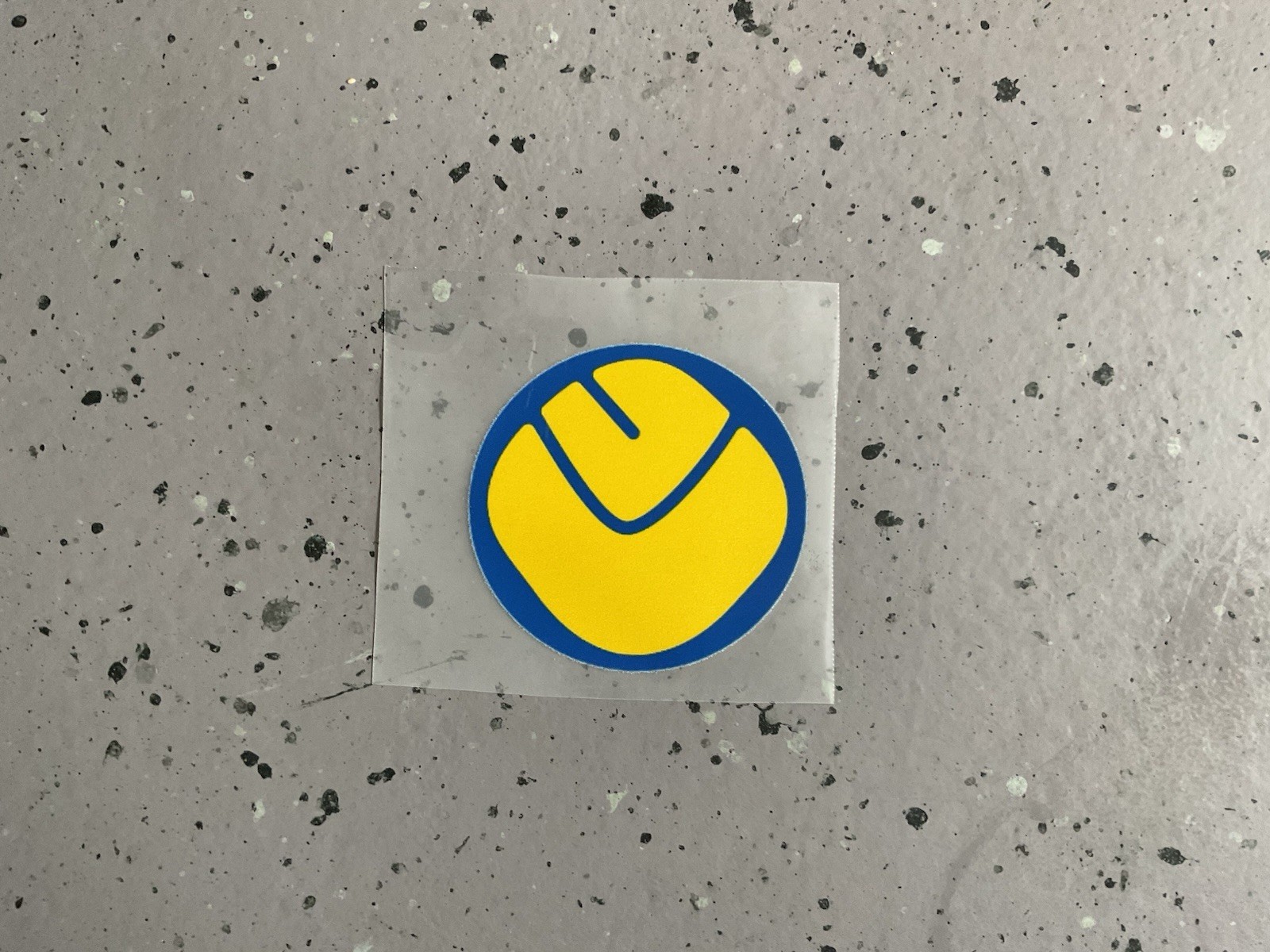 Leeds United Yellow Smiley Iron Onto Fabric for sale on Ebay