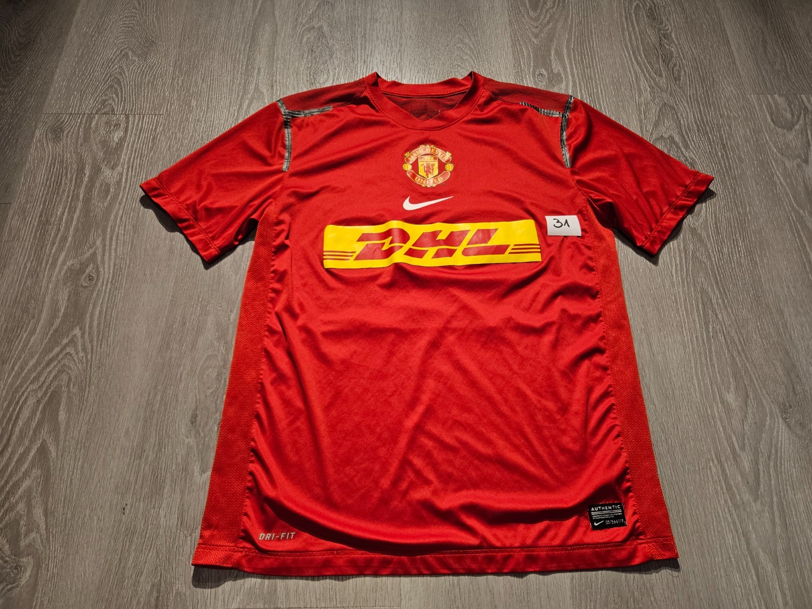 Mens Nike Manchester United Training football shirt 2012-2013 Size M for sale on Ebay