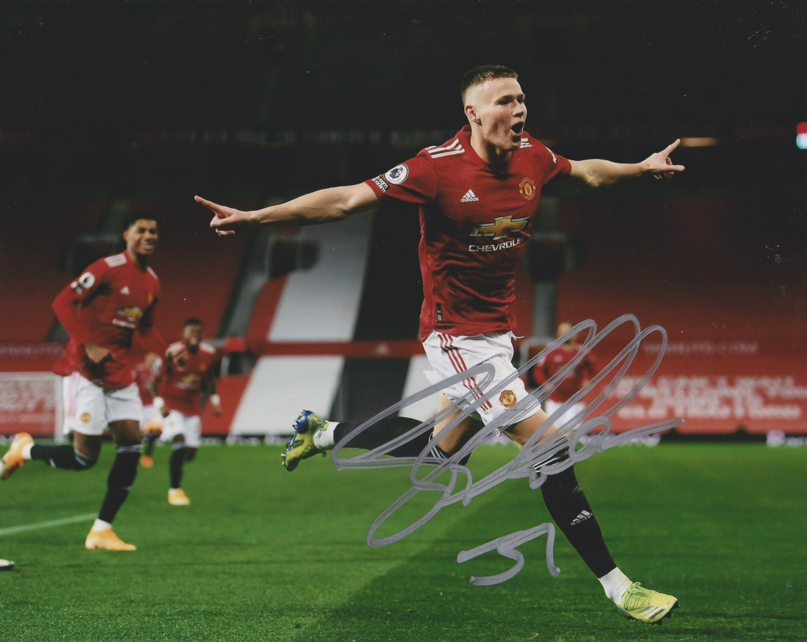 Scott Mctominay Signed  10x8” Manchester United Photo / Scotland / COA for sale on Ebay