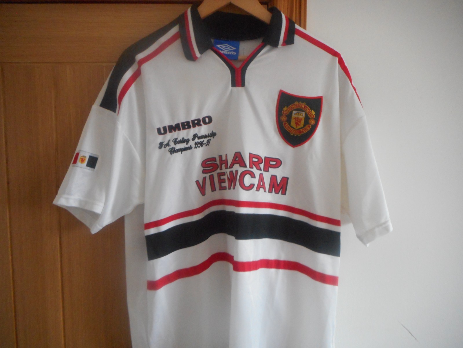 Manchester United Football Shirt Adult  XL - Ultra Ultra Rare Champions Shirt for sale on Ebay