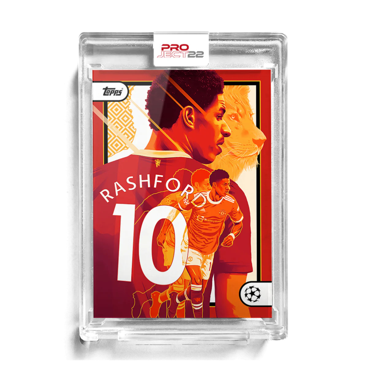 Topps Project 22 Marcus Rashford Manchester United by Artist Doaly for sale on Ebay