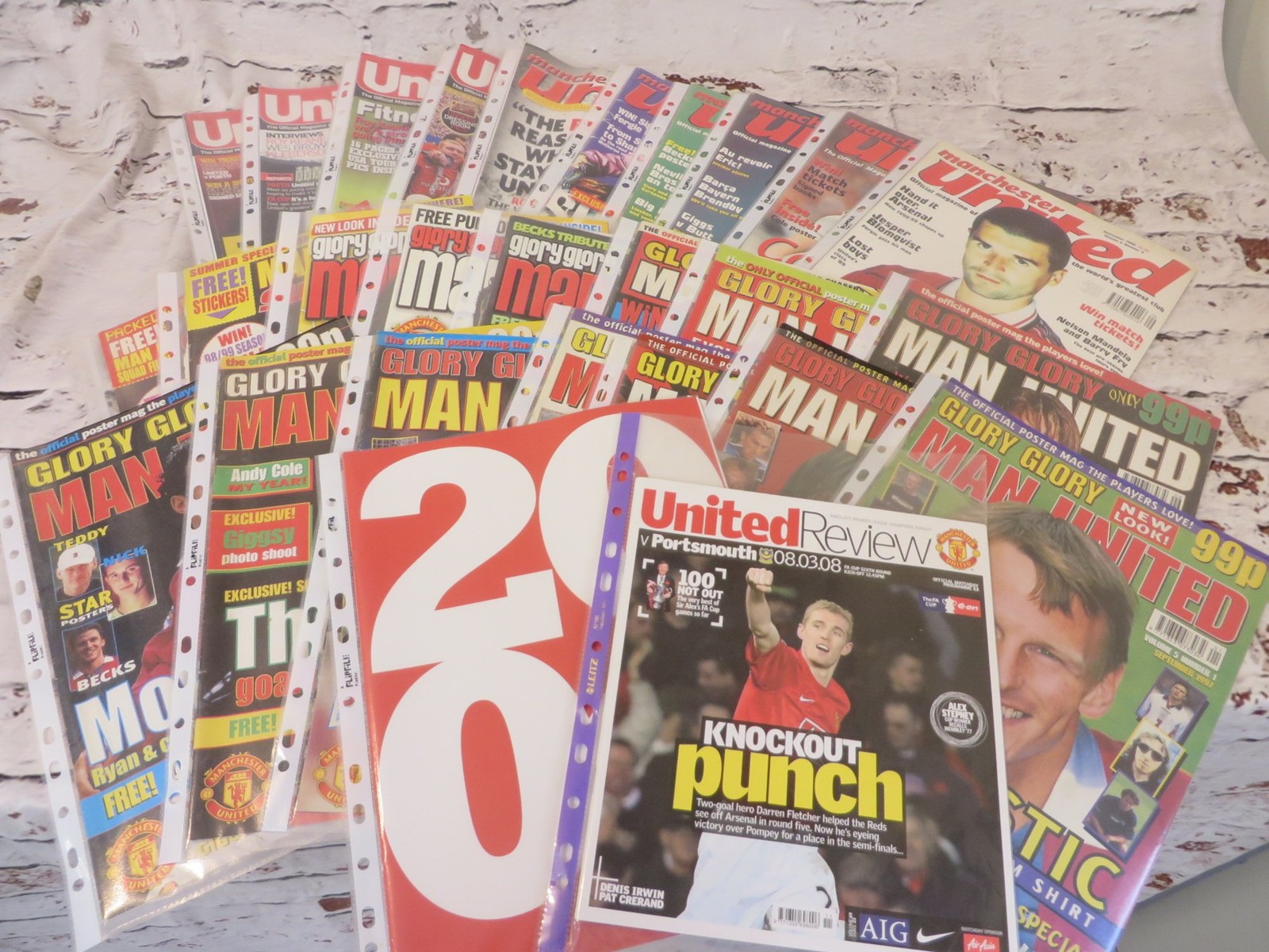 Manchester United Fanzines Collection Football Magazines Bundle Issues for sale on Ebay