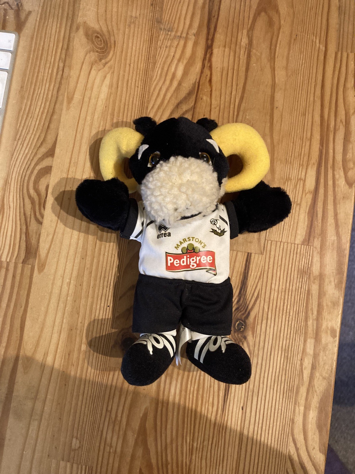 Vintage Derby County Rammie Soft Toy Plush 6” for sale on Ebay