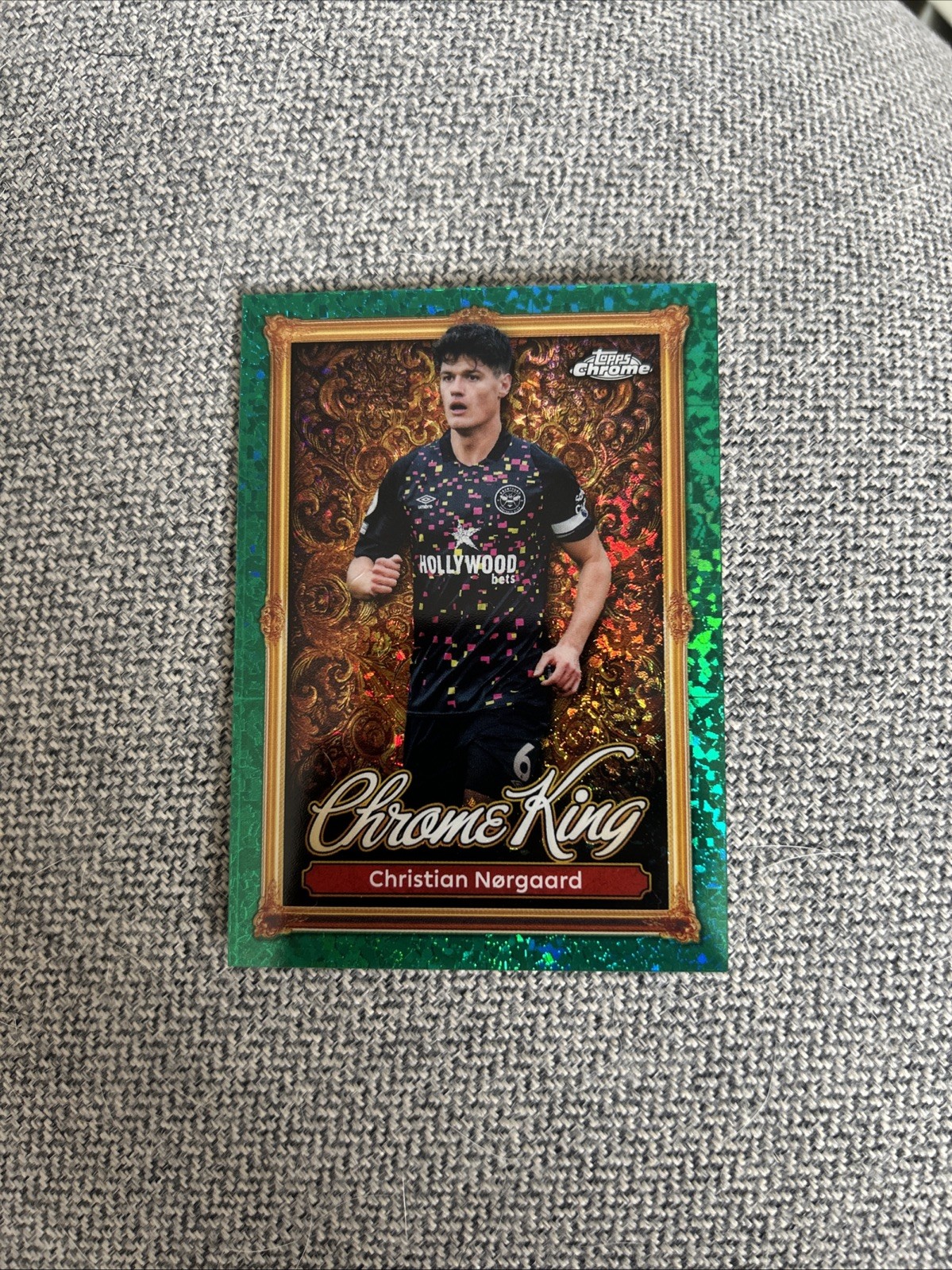 Parallel Norgaard Chrome King Topps Premier League 2025/2026 Brentford 25/26 CK4 for sale on Ebay