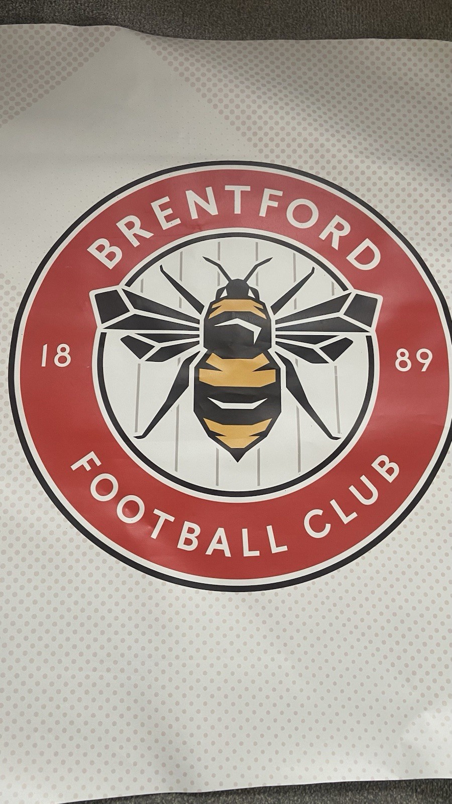 brentford fc memorabilia On Vinyl Would Look Great Framed for sale on Ebay