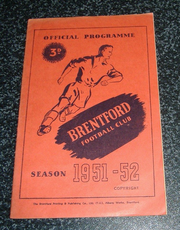 Brentford v Nottingham Forest 1951/52 for sale on Ebay