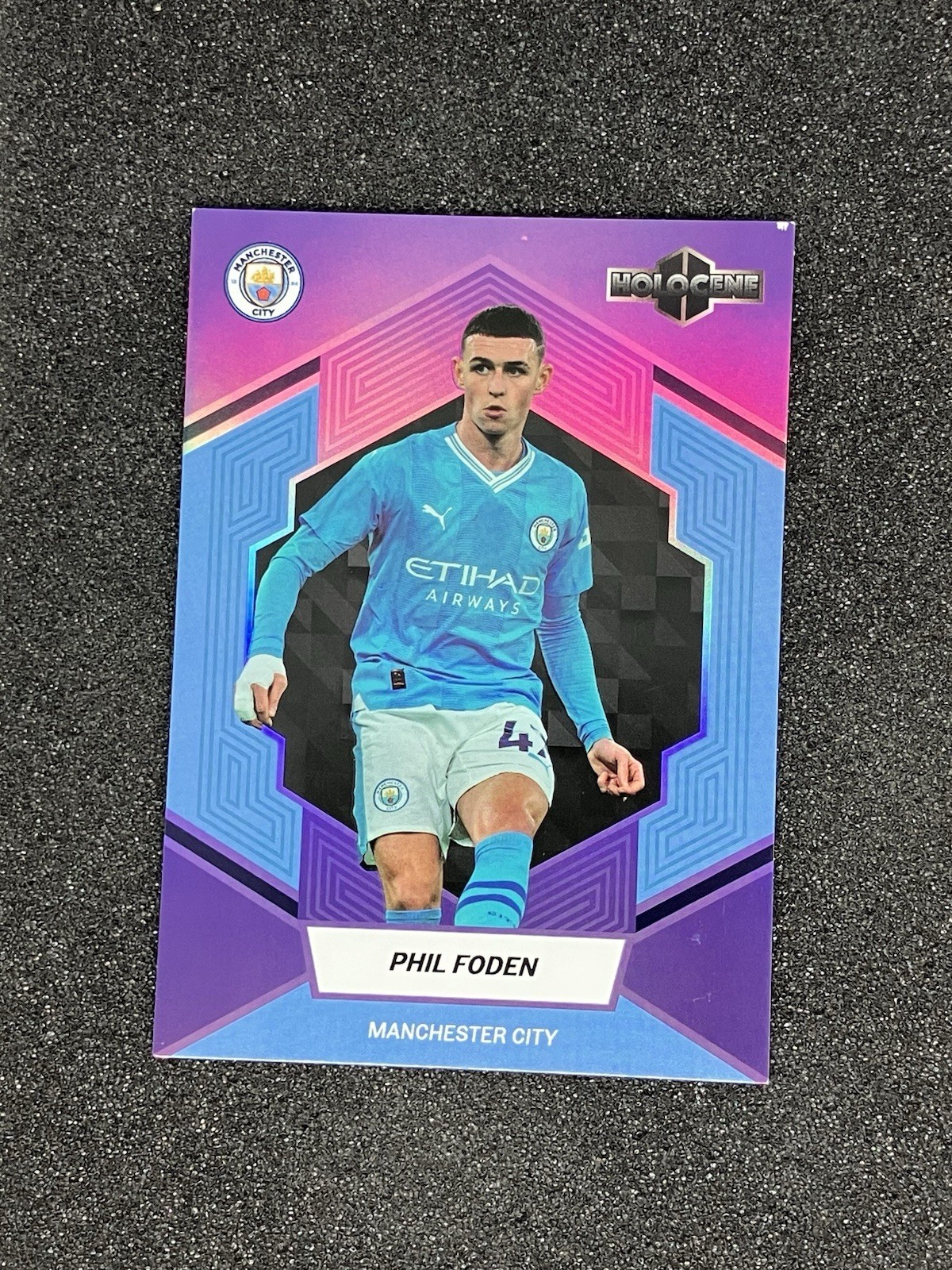 2023-24 Daka Holocene Manchester City Phil Foden /99 Purple Base Parallel for sale on Ebay