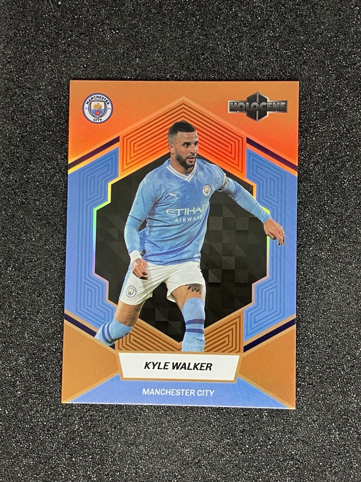 2023-24 Daka Holocene Manchester City Kyle Walker /25 Orange Base Parallel for sale on Ebay
